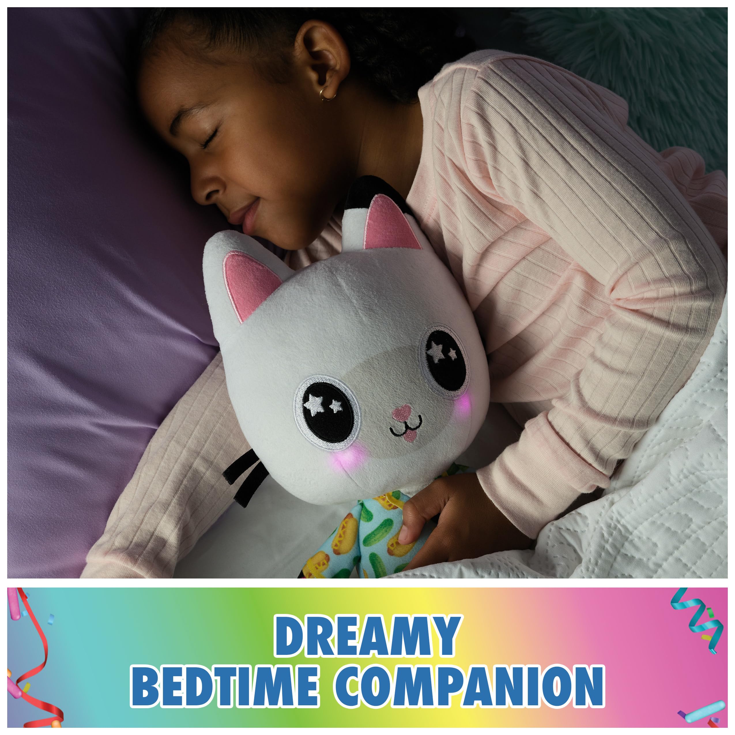 Gabby’s Dollhouse Sleepy Time Pandy Paws - 33 cm Light-Up Plush Toy 4