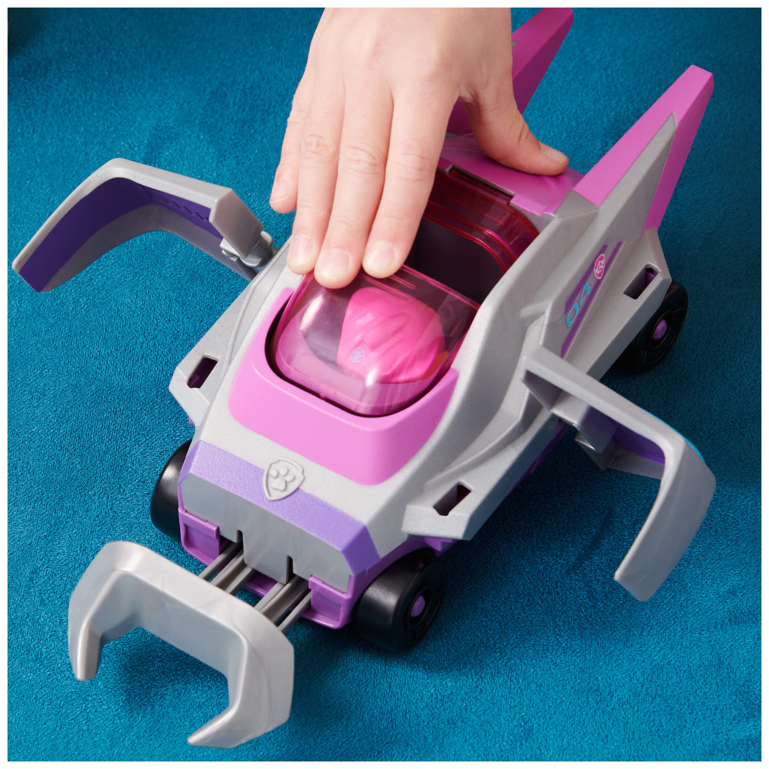 PAW Patrol Aqua Pups Skye Transforming Manta Ray Vehicle with Action Figure - Ages 3+ 16