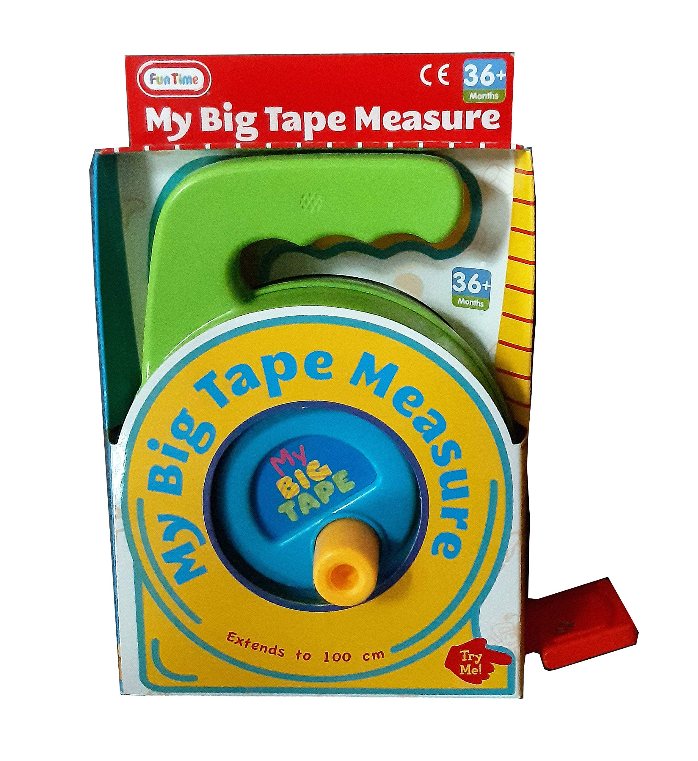 Funtime 55875 Tape Measure - Educational Measuring Toy for Kids 3+ 4