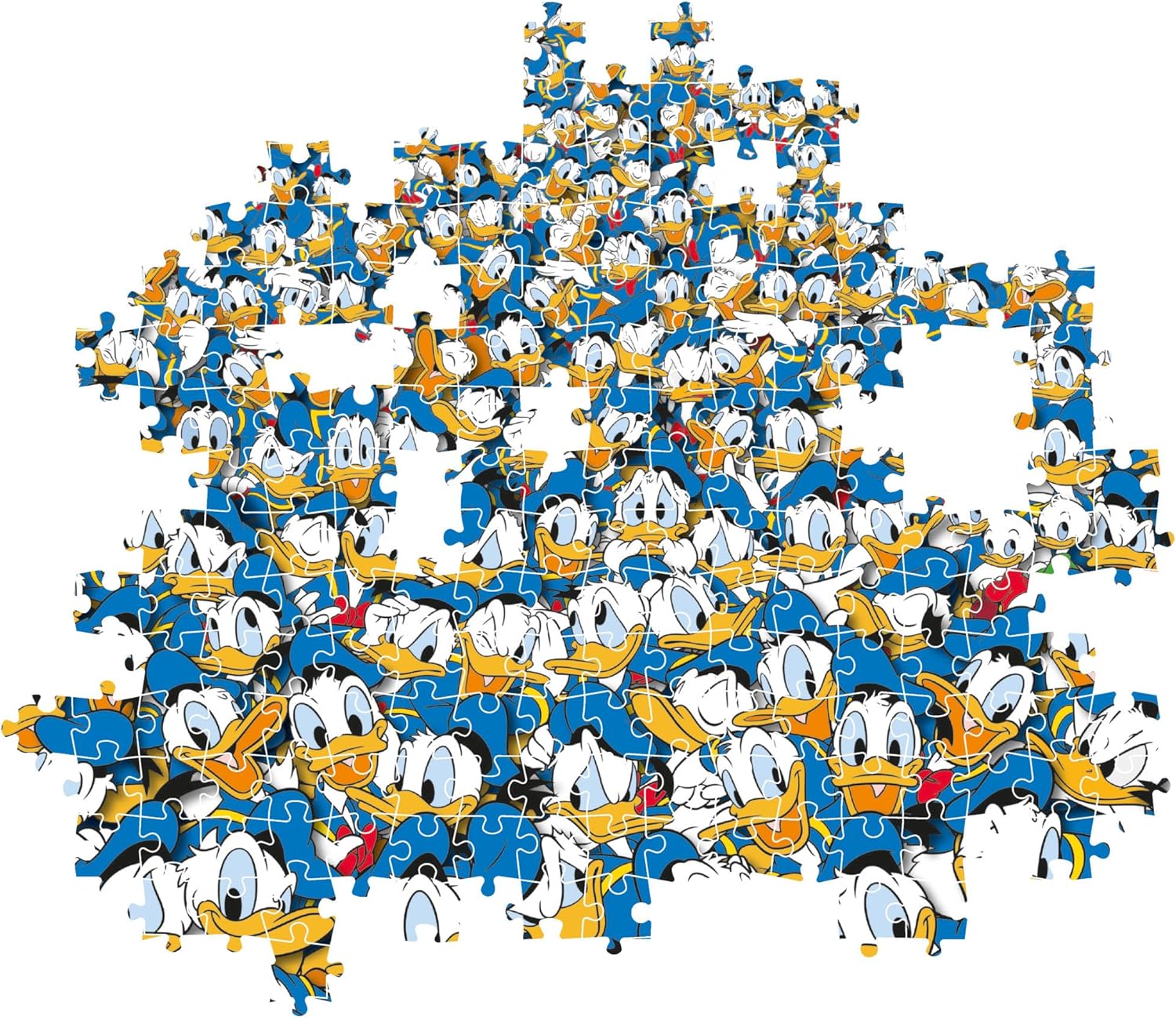Clementoni Impossible Donald Duck 1000-Piece Puzzle - Adult Jigsaw with Compact Box & Poster 6