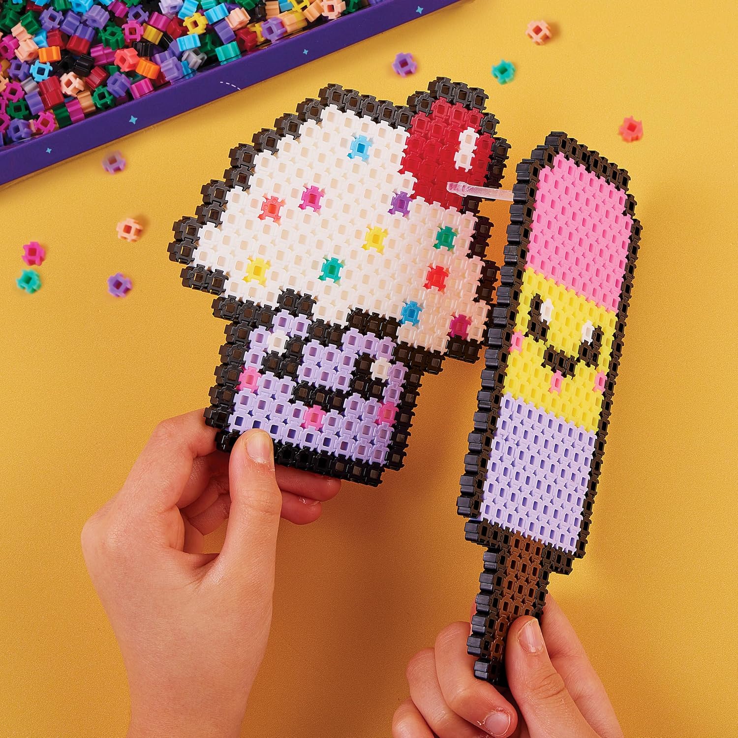 Simbrix Feature Pack So Sweet - 2500+ Piece Reusable Building Set for Creative Play 7