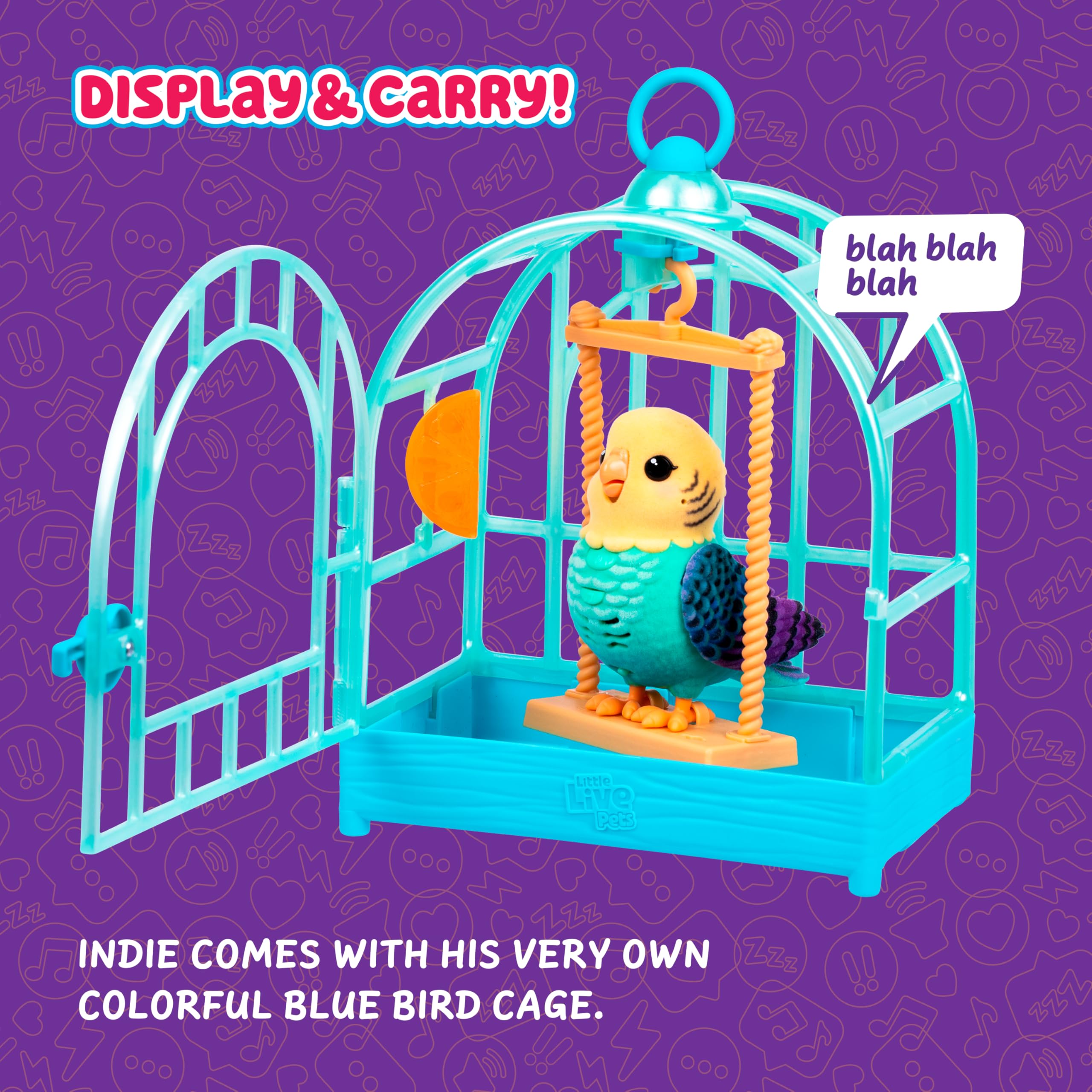 Little Live Pets My Really Real Bird & Cage - Indie, Interactive, Realistic | Ages 5-15 5