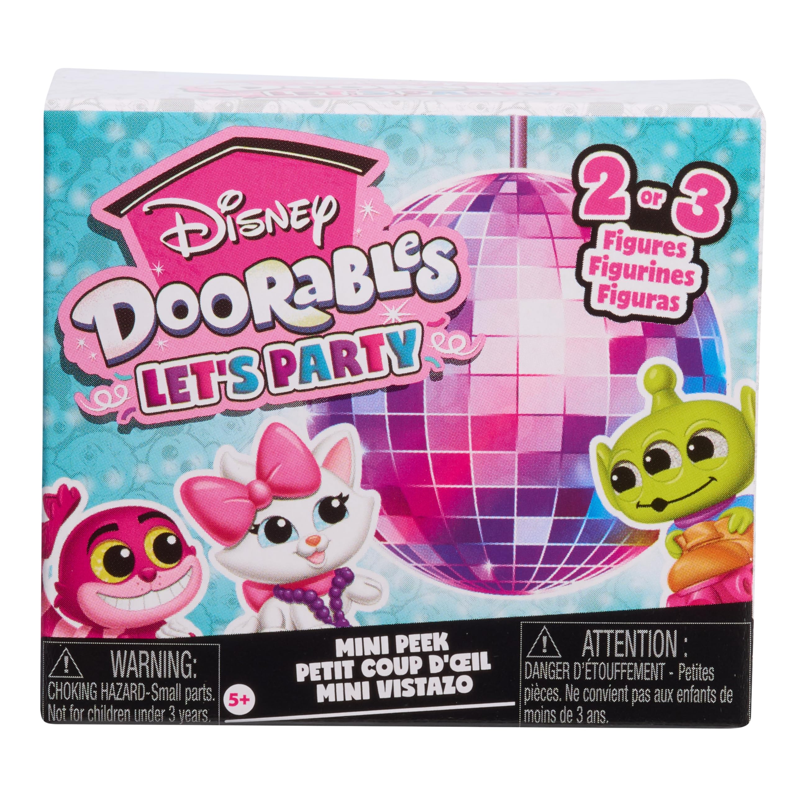 Just Play Disney Doorables Let’s Party Mini Peek Series 14 - Collectible Figurines