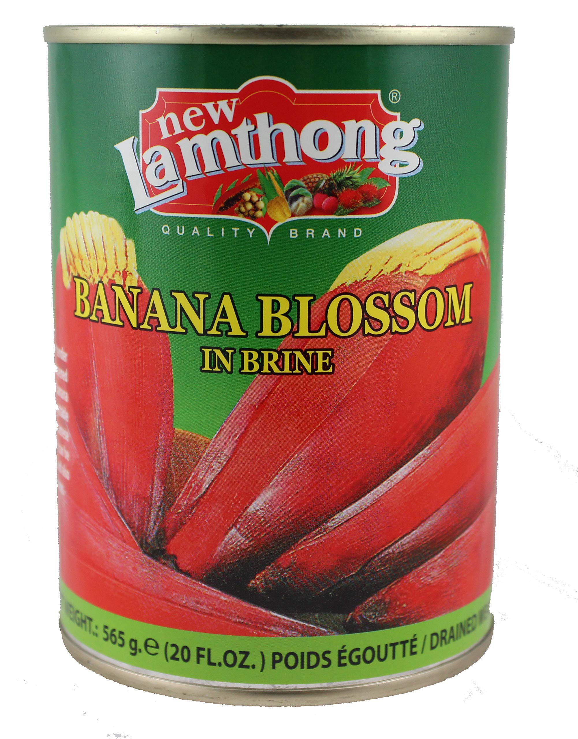 New Lamthong Banana Blossom in Brine - Versatile Asian Vegetable Ingredient | 565g