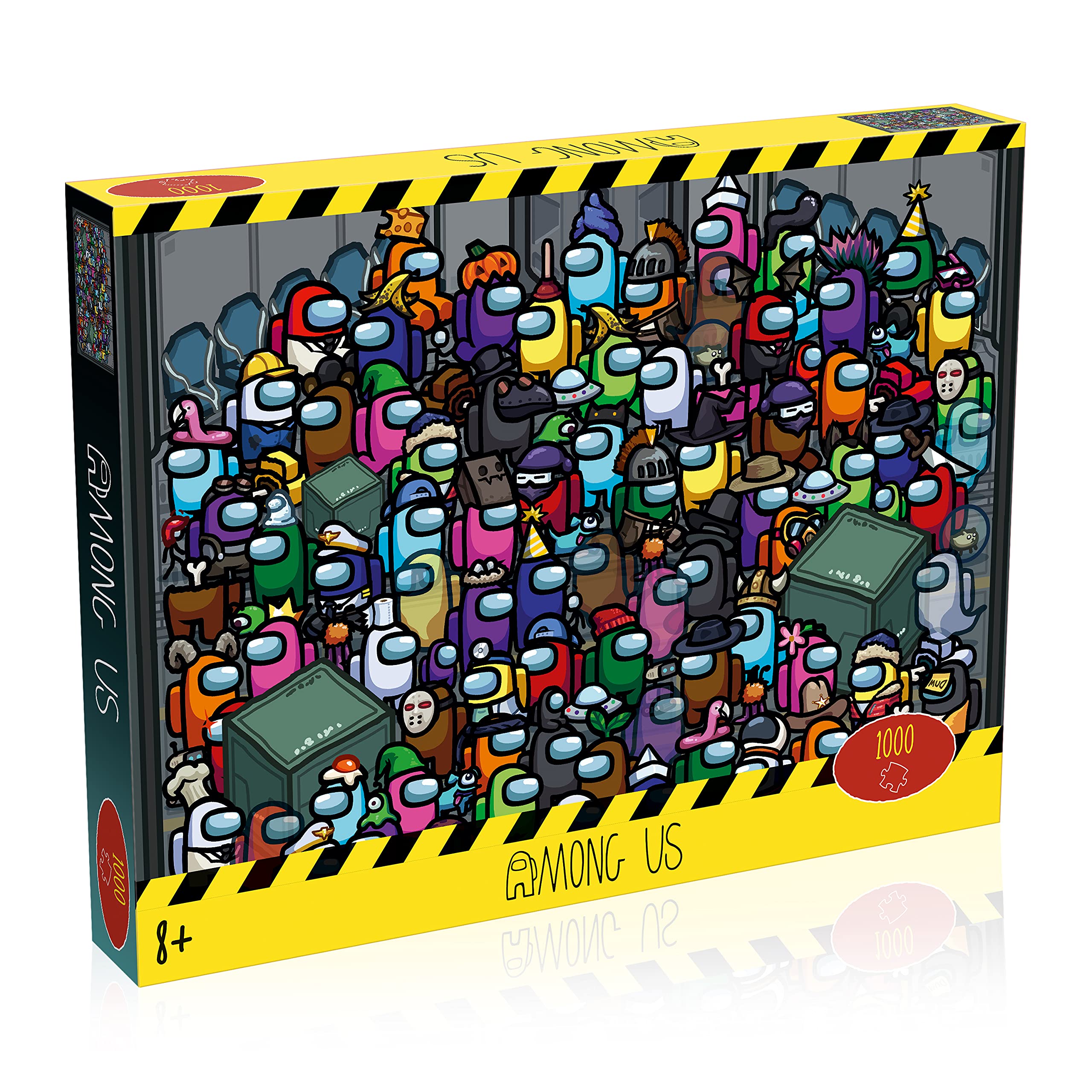 Among Us 1000 Piece Jigsaw Puzzle - Officially Licensed Crime Scene Challenge, Age 8+