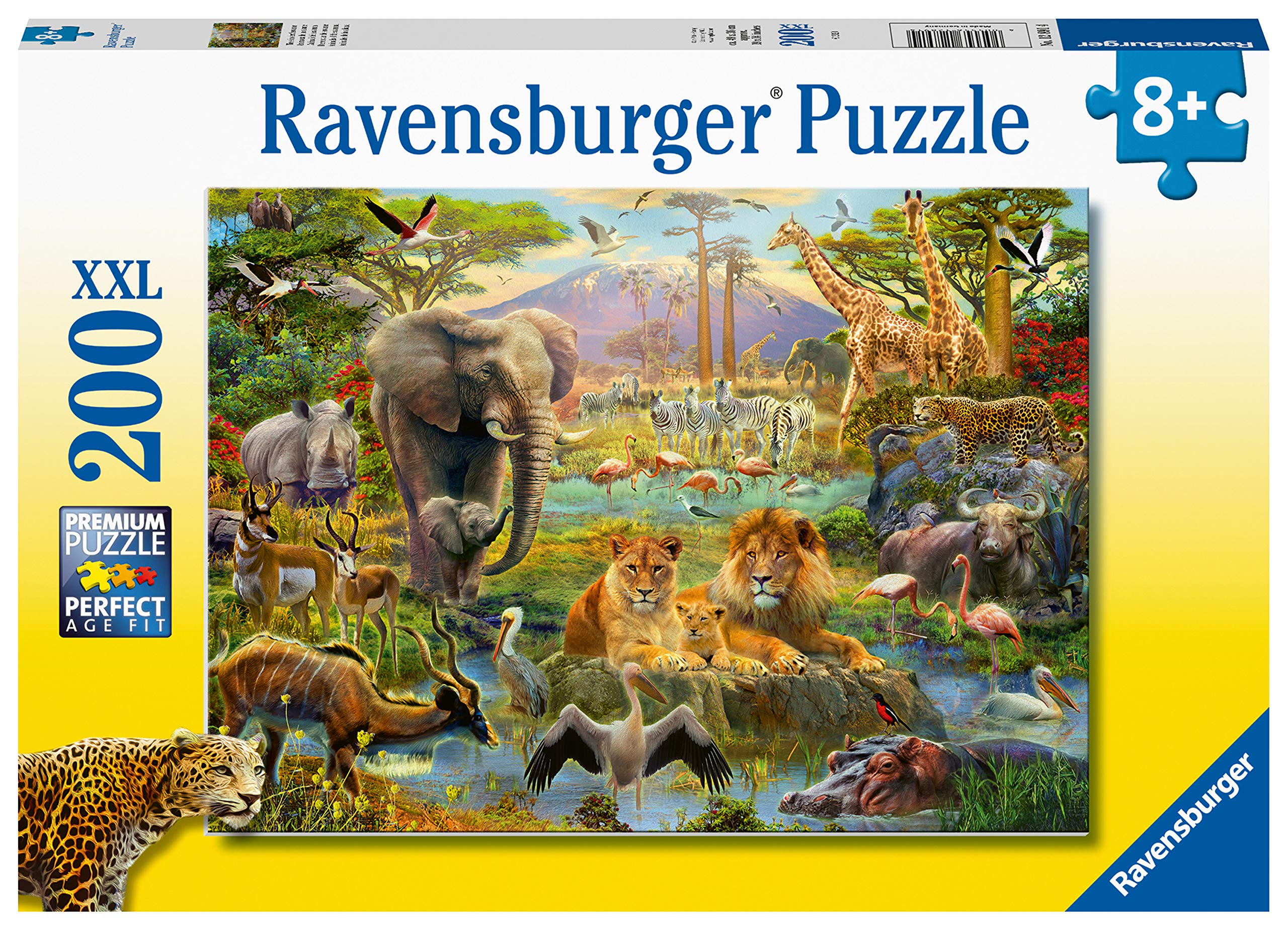 Ravensburger Animals of The Savanna Jigsaw Puzzle - 200 Extra Large Pieces for Kids Age 8+