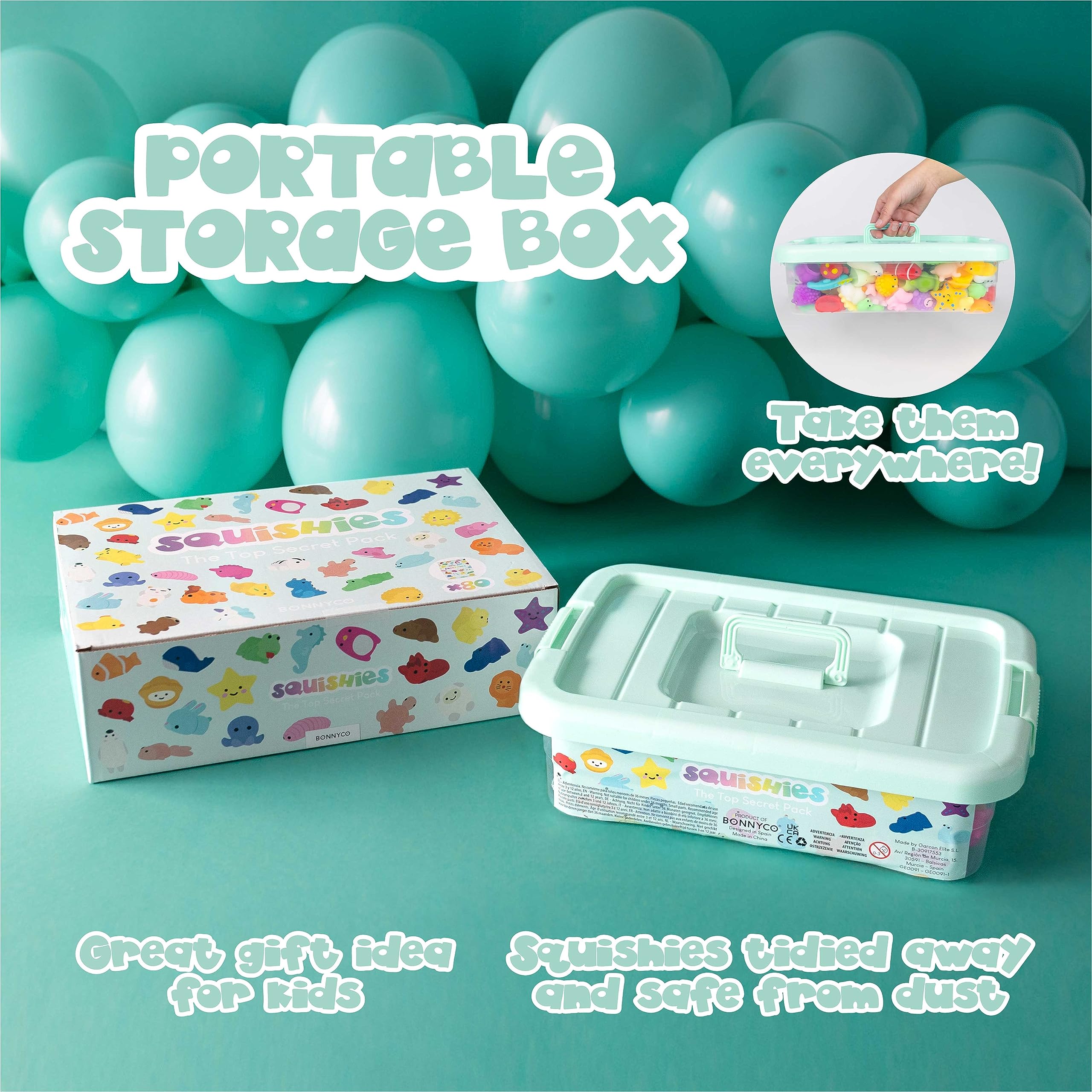 Mochi Squishy Toys - Pack of 80 Unique Squishies for Kids Party Favors 4