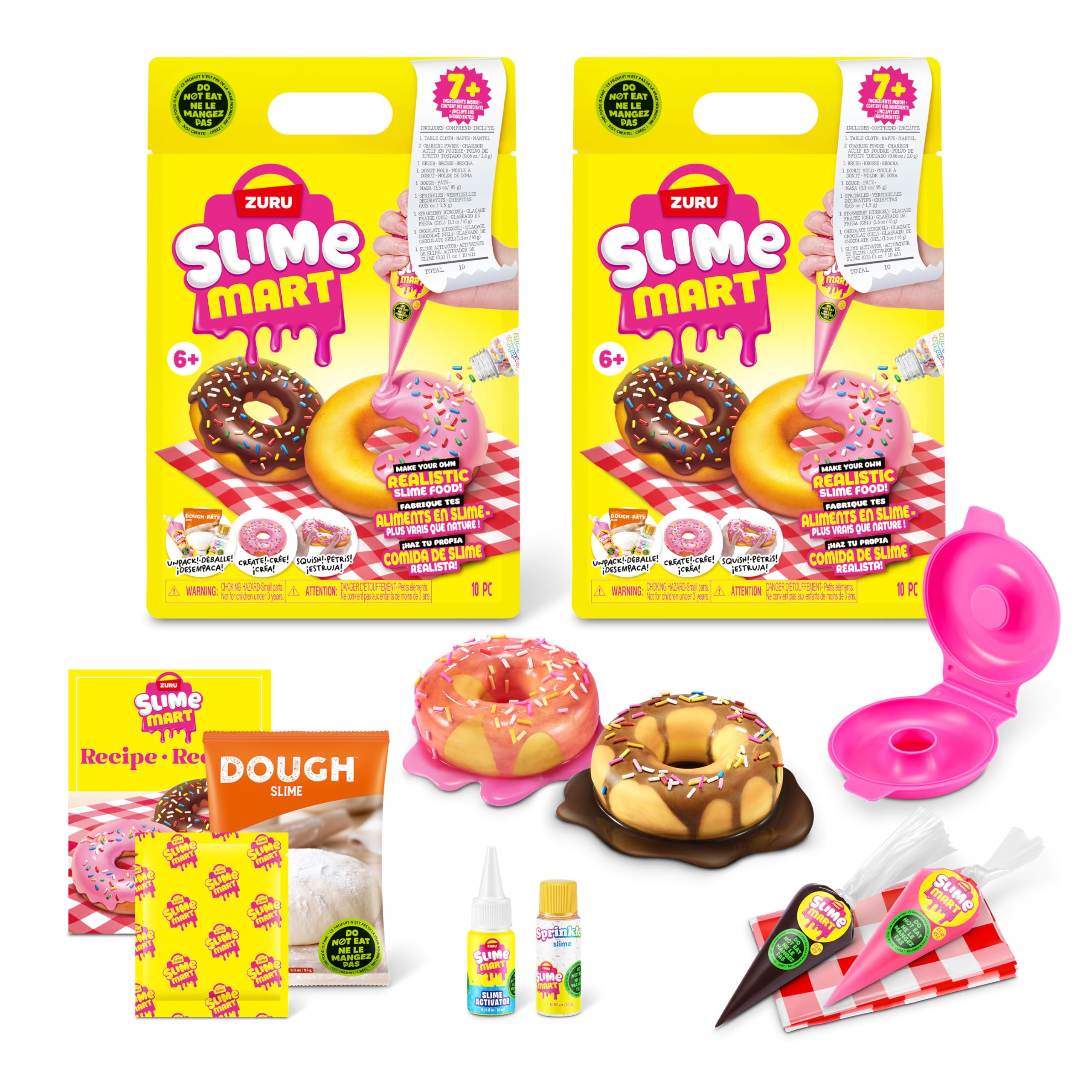 Slime Mart Small Bag by ZURU - Donut Slime Compound for Kids, Arts & Crafts Sensory Play