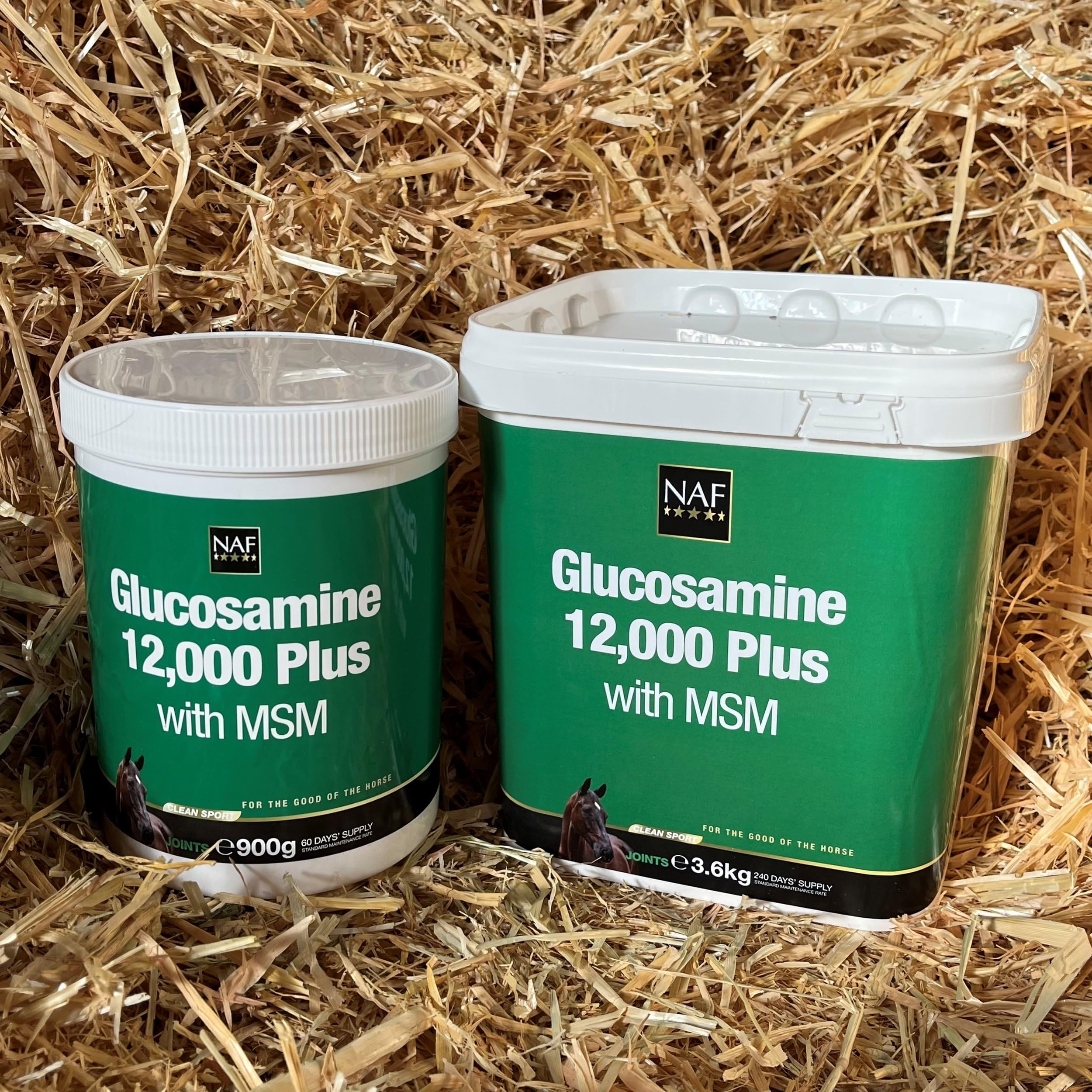 NAF Glucosamine 12,000 Plus with MSM - Joint Support Powder for Horses | 900g 4
