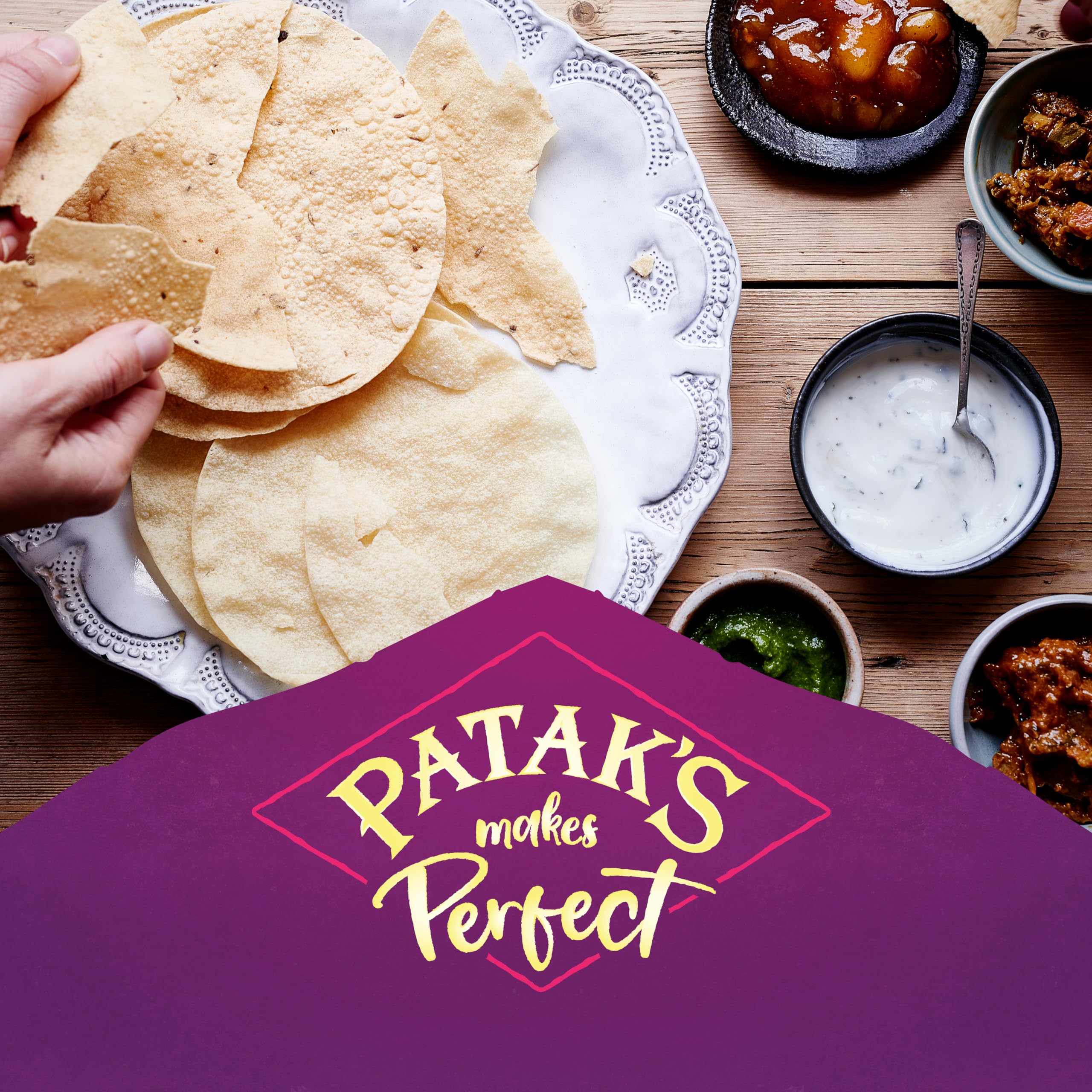 Patak's Chilli Pickle - Authentic Indian Recipe with Green Chilli & Spices | 283g