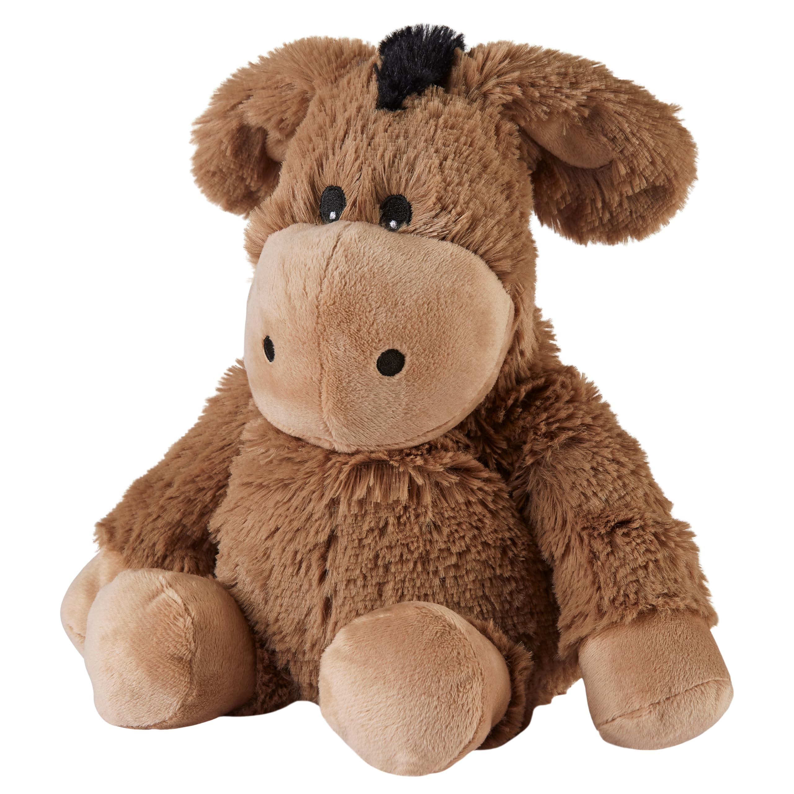 Warmies Donkey Microwavable Heatable Plush - French Lavender Scented for Warm or Cold Therapy