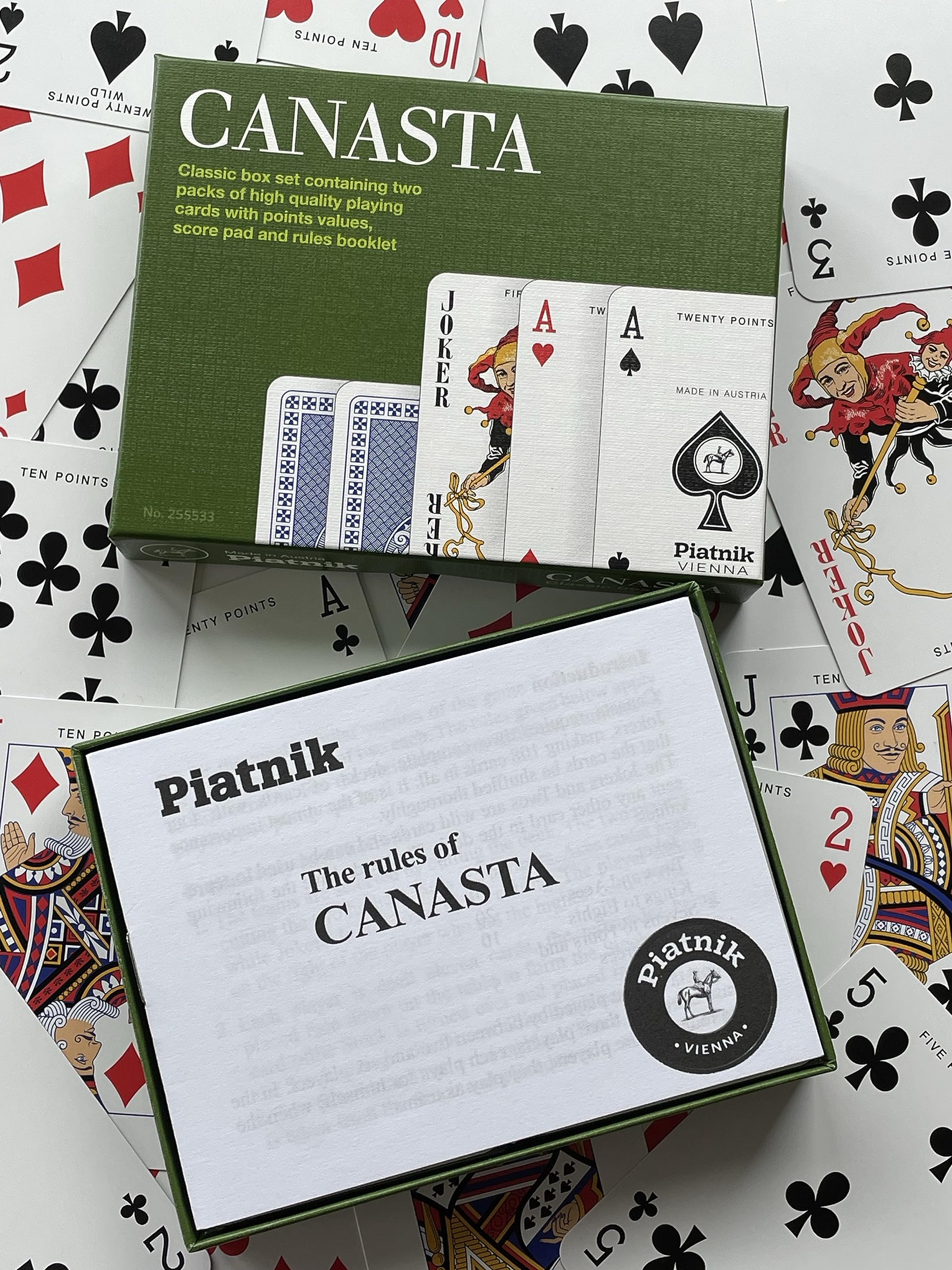 Piatnik Canasta Double Deck Playing Cards | Card Game Set 6