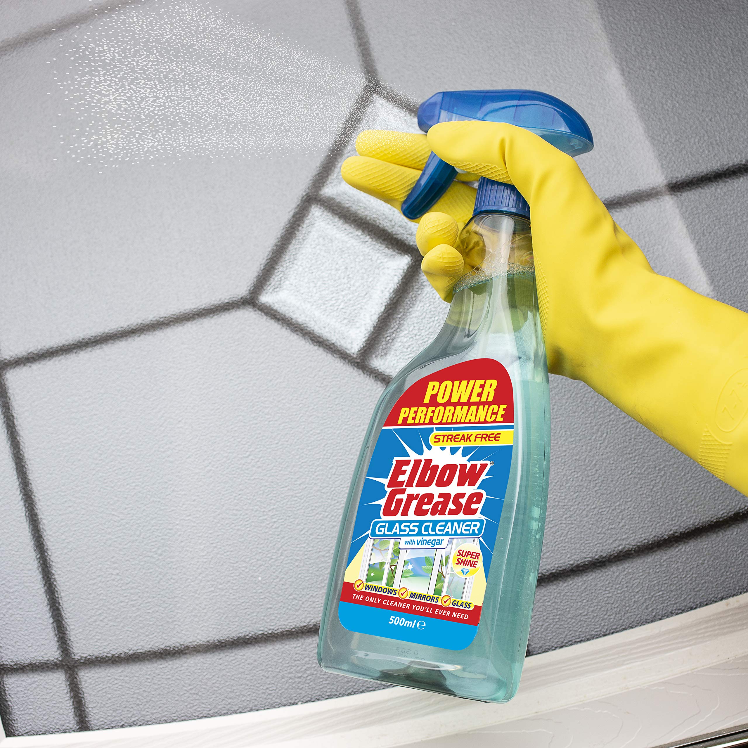 Elbow Grease Glasreiniger mit Essig – 500 ml Spray für Fenster, Spiegel &amp; Glasoberflächen 7