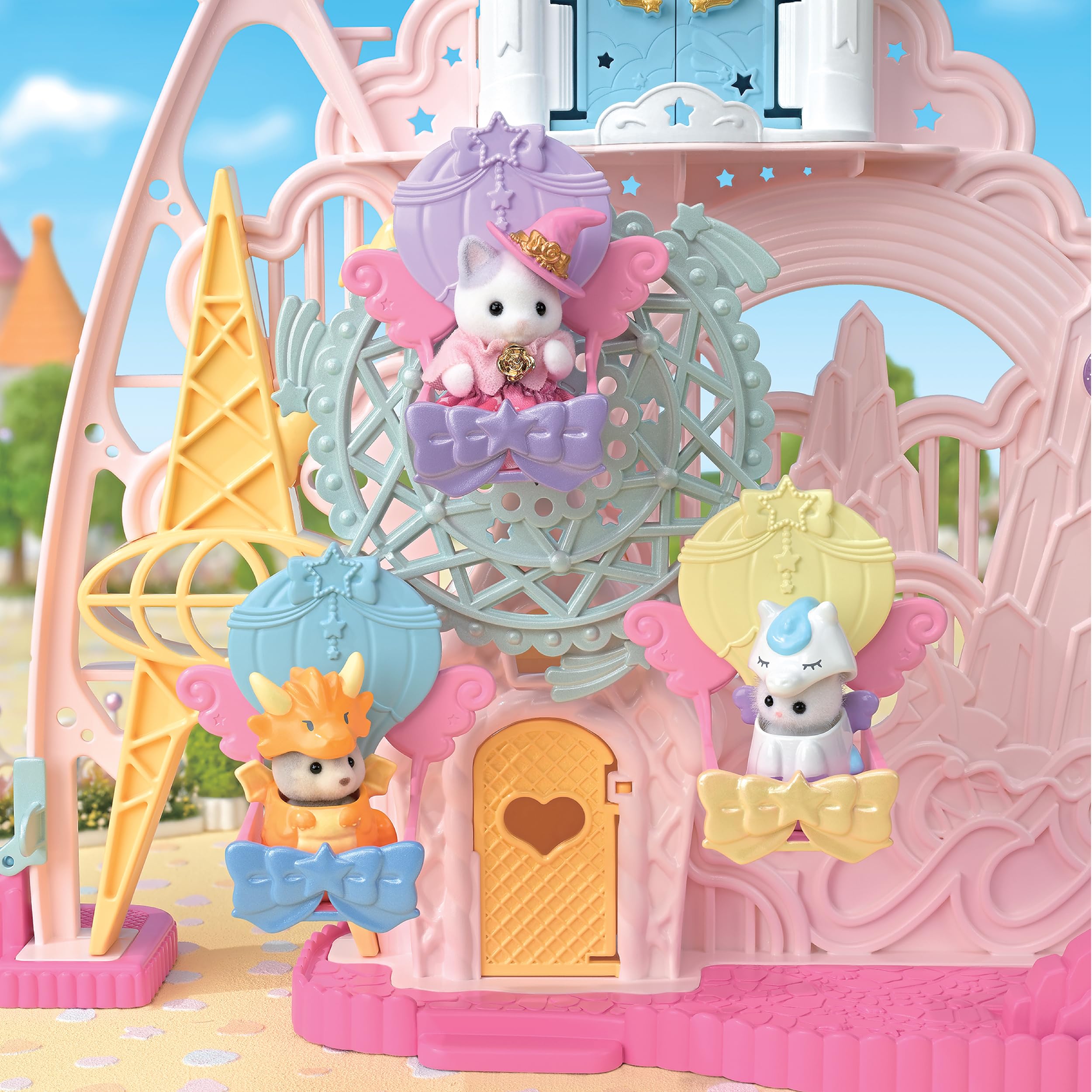 EPOCH Sylvanian Families Baby Dream Amusement Park Playset | Ages 3+ | Model 5841 3