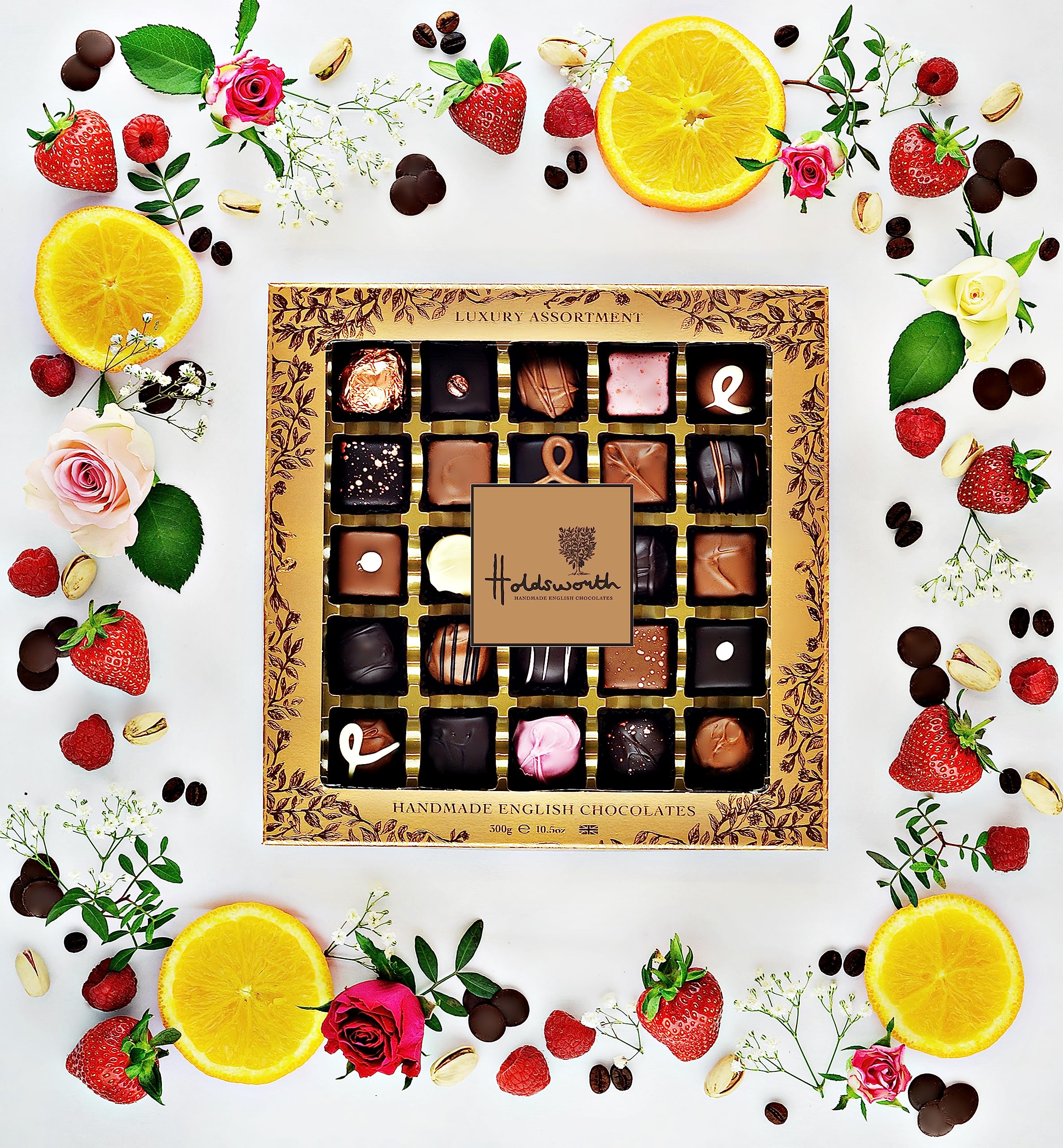 Holdsworth Chocolates Luxury Classic - Handmade Truffles & Assorted Chocolates - 300g Gift Box