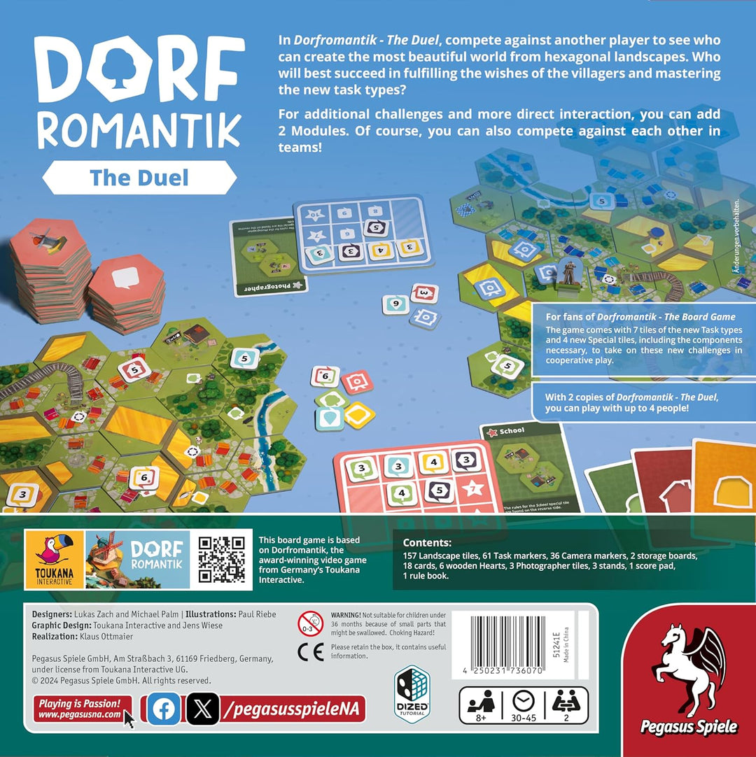 Pegasus Spiele Dorfromantik - Das Duell Board Game (PEG51241E)