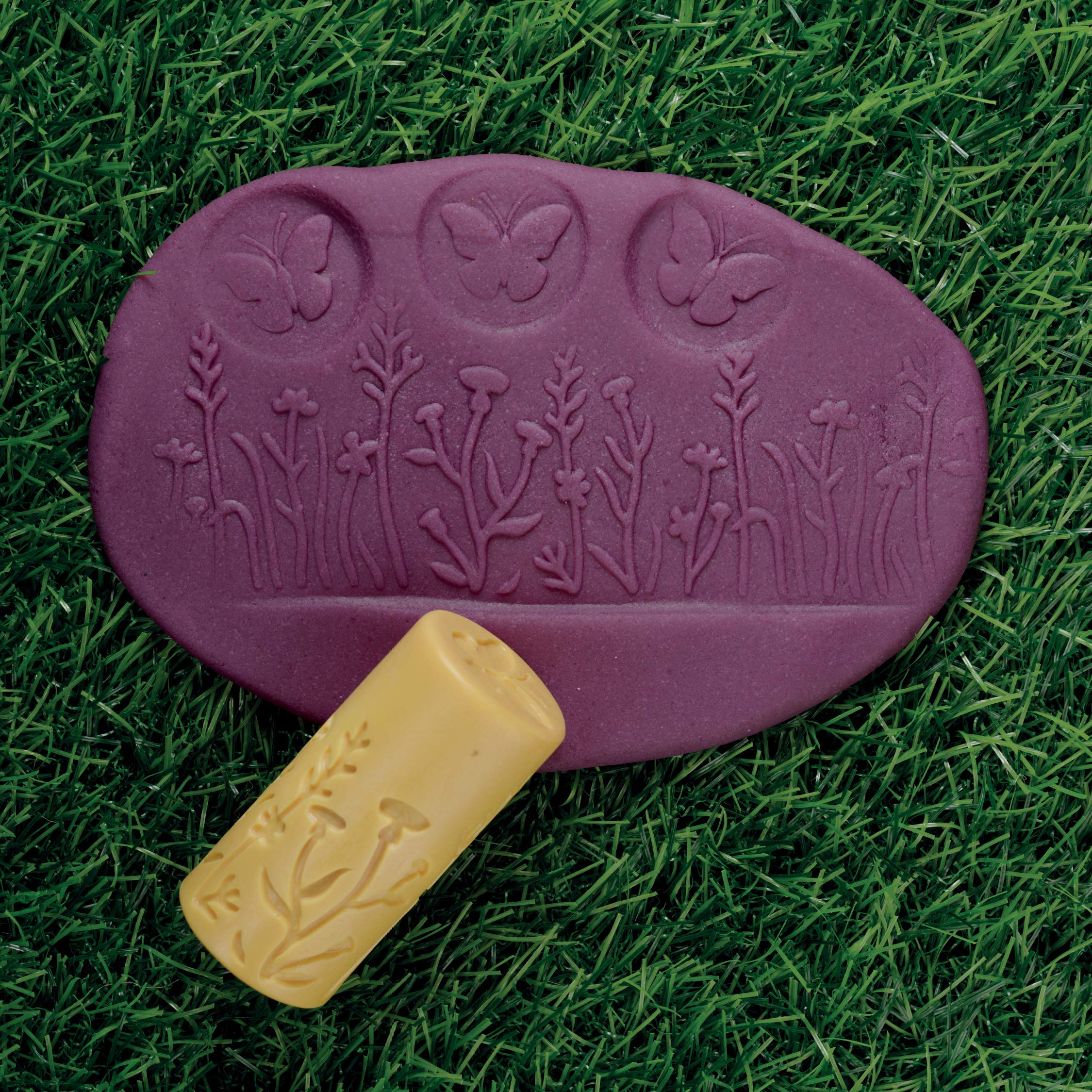 Yellow Door Let’s Roll Garden Bugs - Set of 6 Insect Playdough Rollers | Age 2+ 3