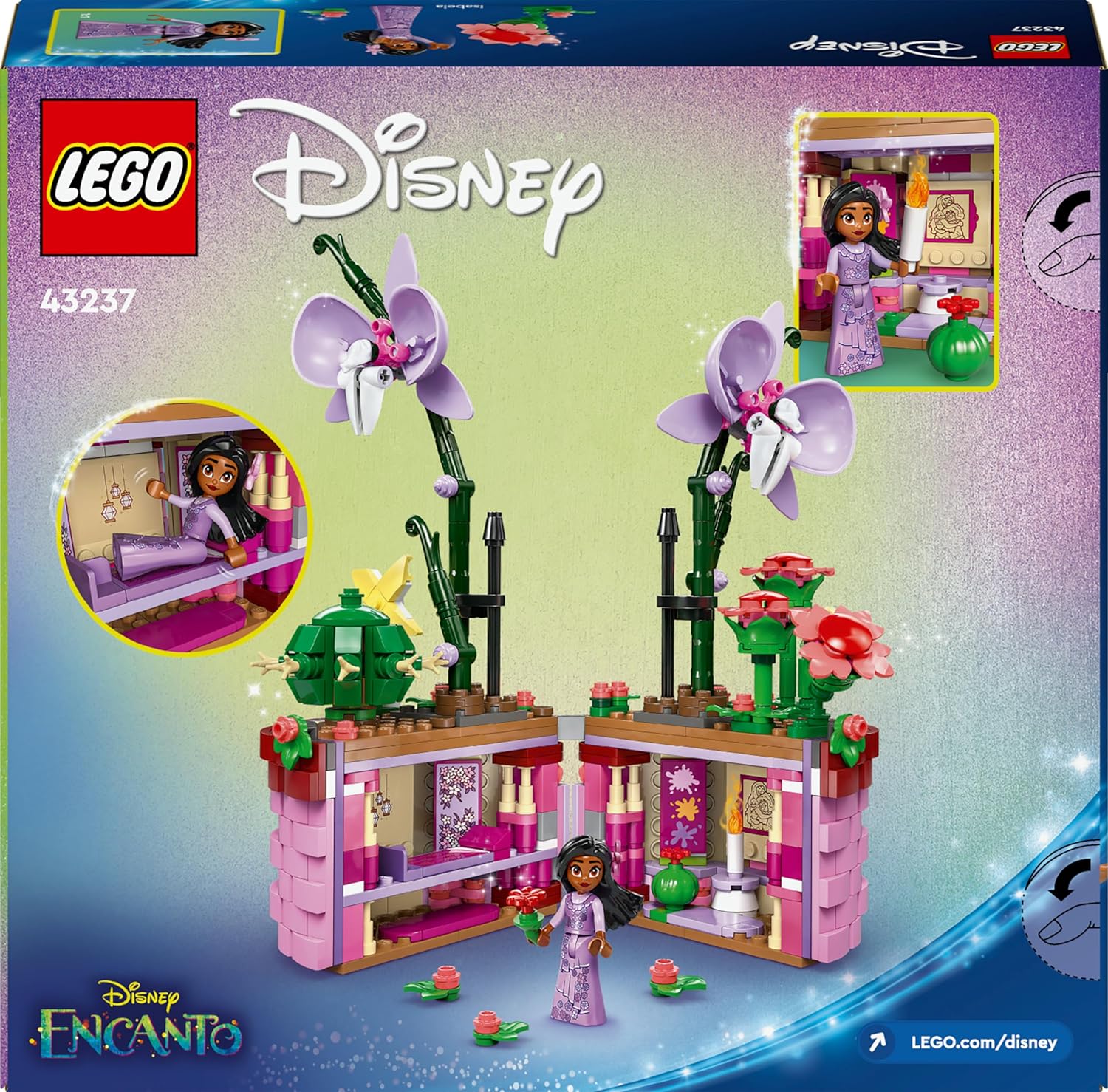LEGO Disney Encanto Isabela’s Flowerpot - Buildable Orchid Playset for Ages 9 and Up 8