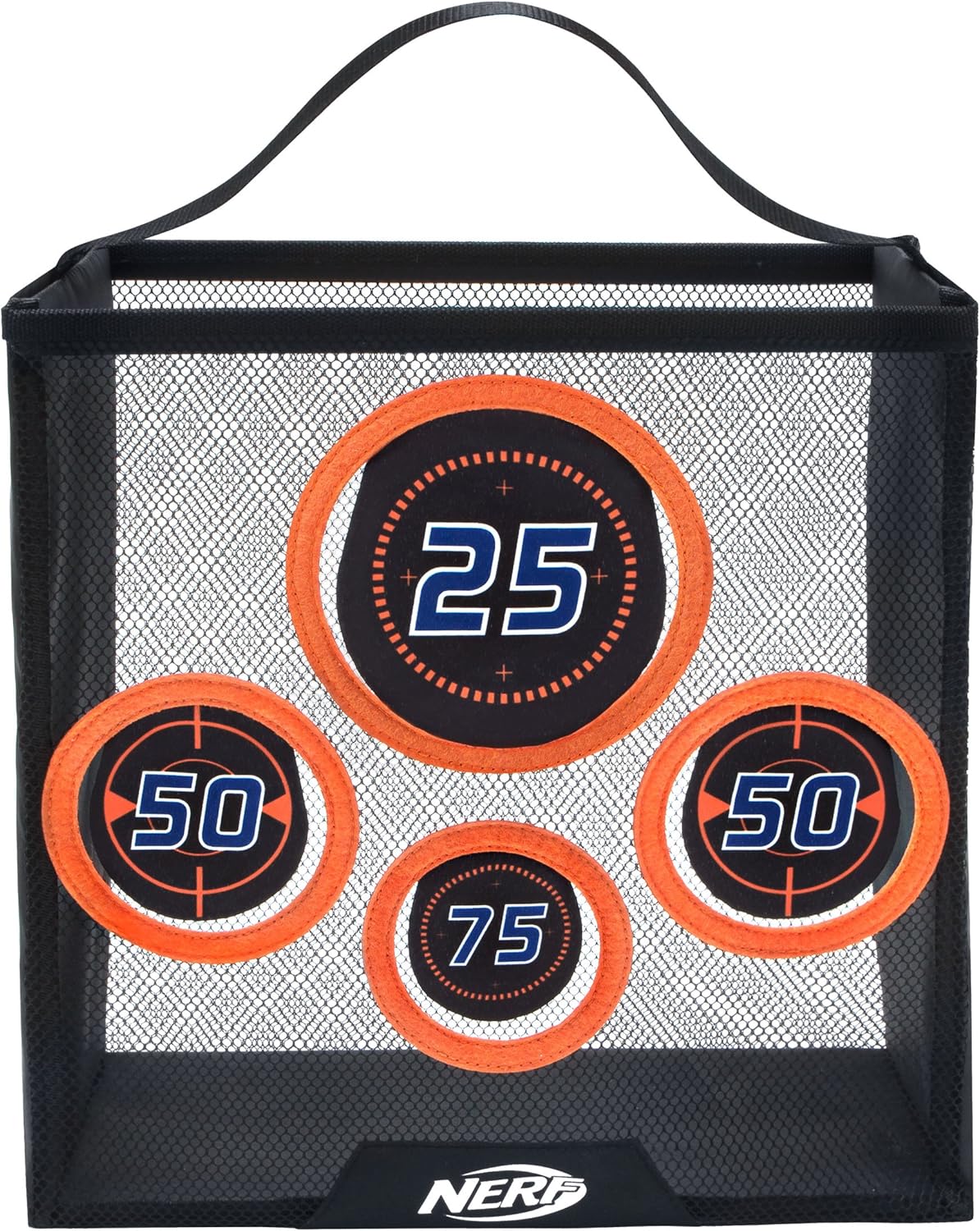 Nerf Elite Portable Practice Target - Mesh Dart Catcher with Handle