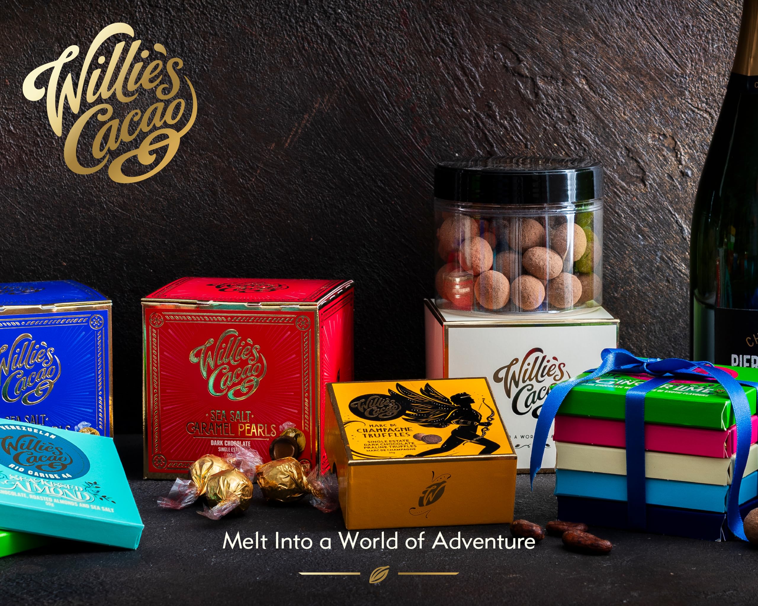 Willie's Cacao - 71% Sambirano Dark Chocolate Bar - 50g x 12 3