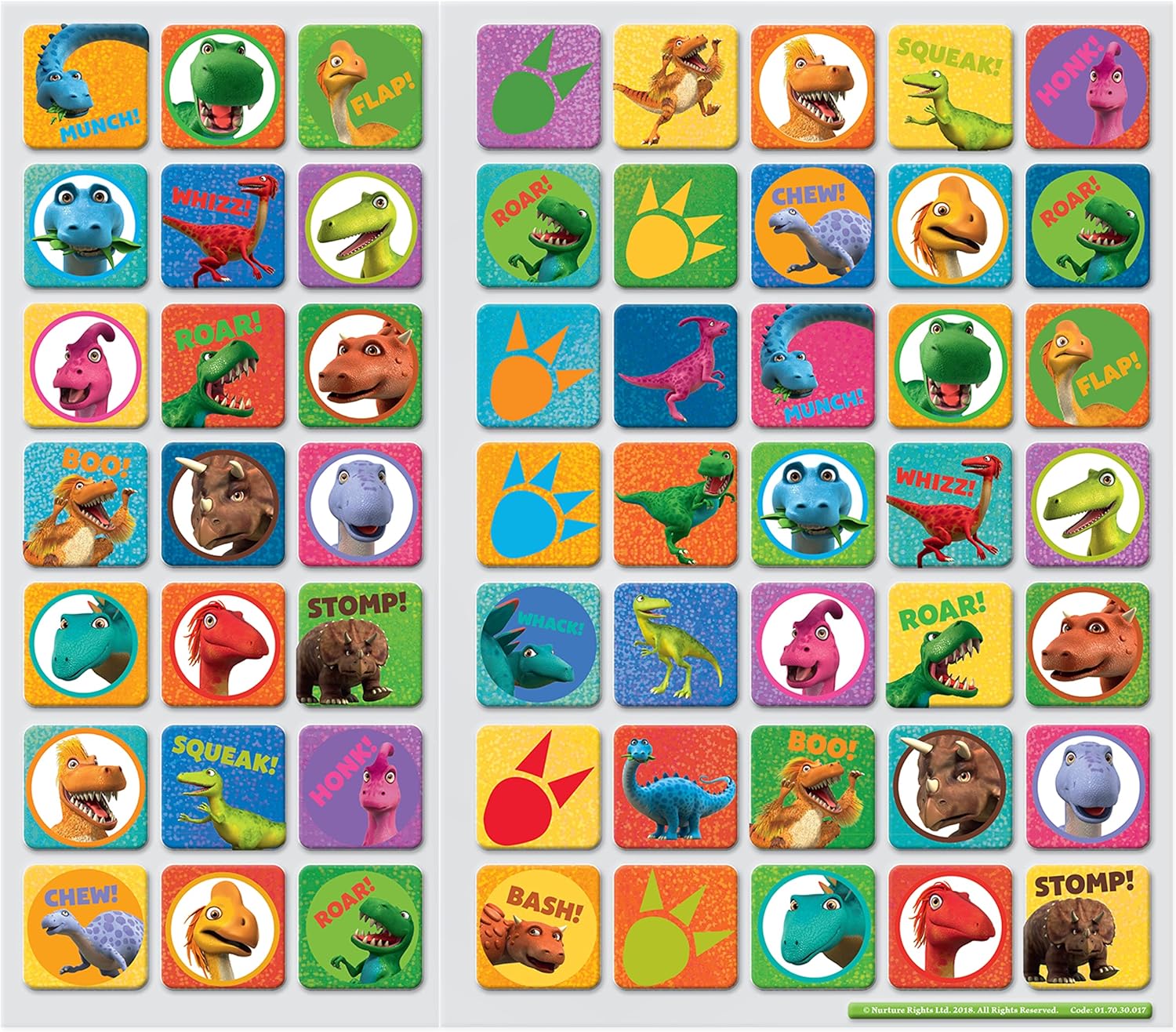 Dinosaur Roar Reward Chart - Reusable Foil Stickers & Wipe-Clean A3 Learning Chart 5