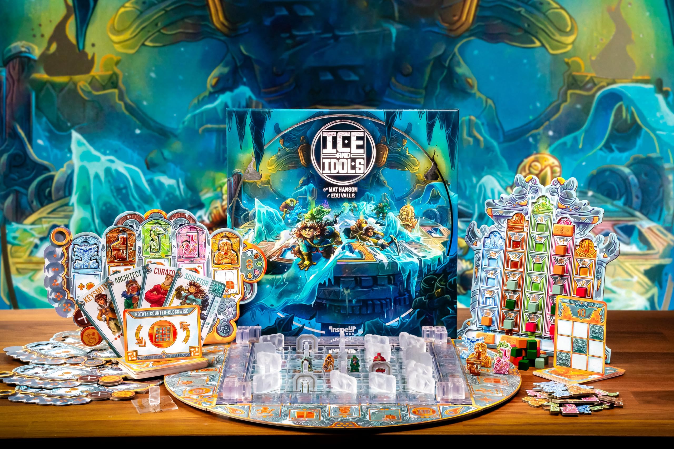 Inside Up Games Ice and Idols Board Game | Pick Up and Deliver, Strategy | 2-4 Players | 45 Min 3
