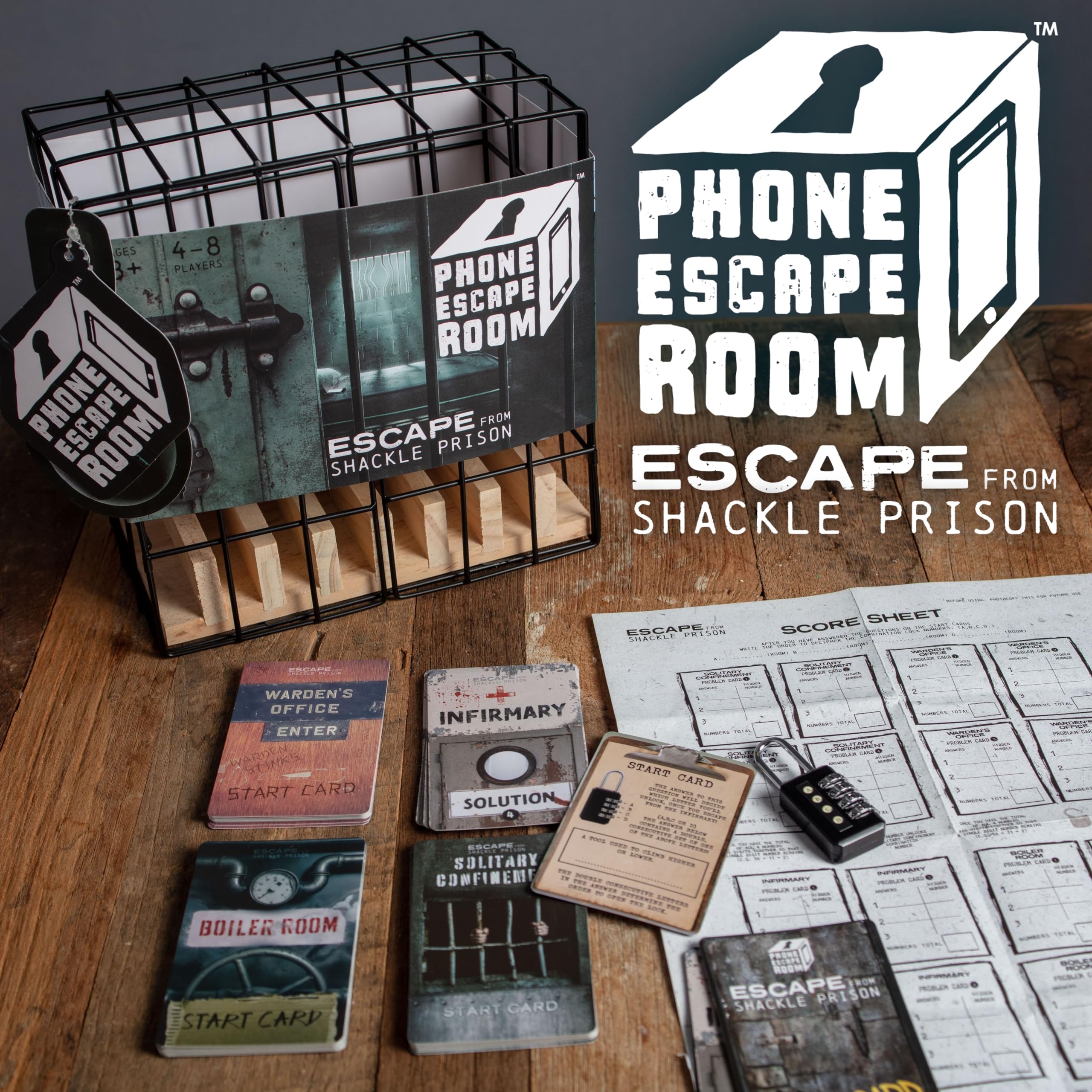 Boxer Gifts Phone Escape Room Game - Solve the Puzzle, Escape from Prison, Family Challenge for Kids Ages 8+ 9