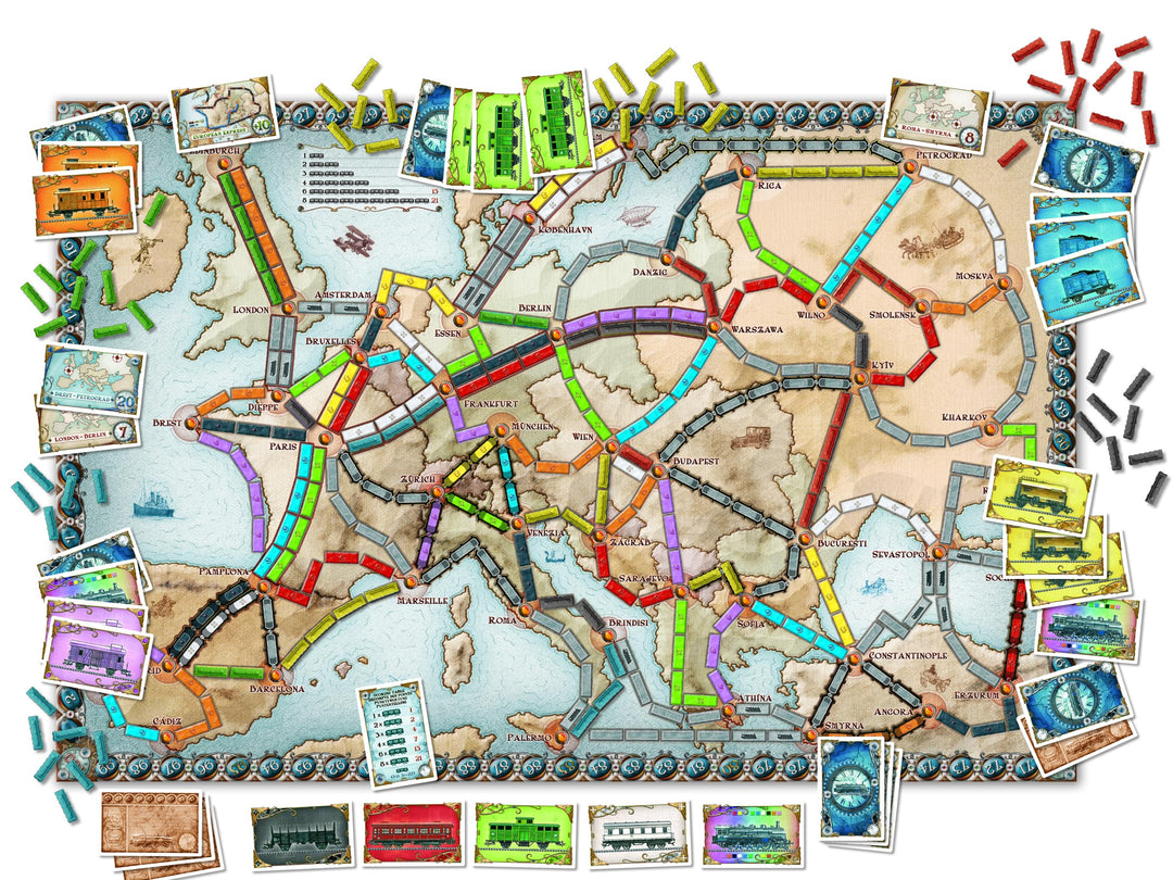 Days of Wonder Ticket to Ride Europe Board Game