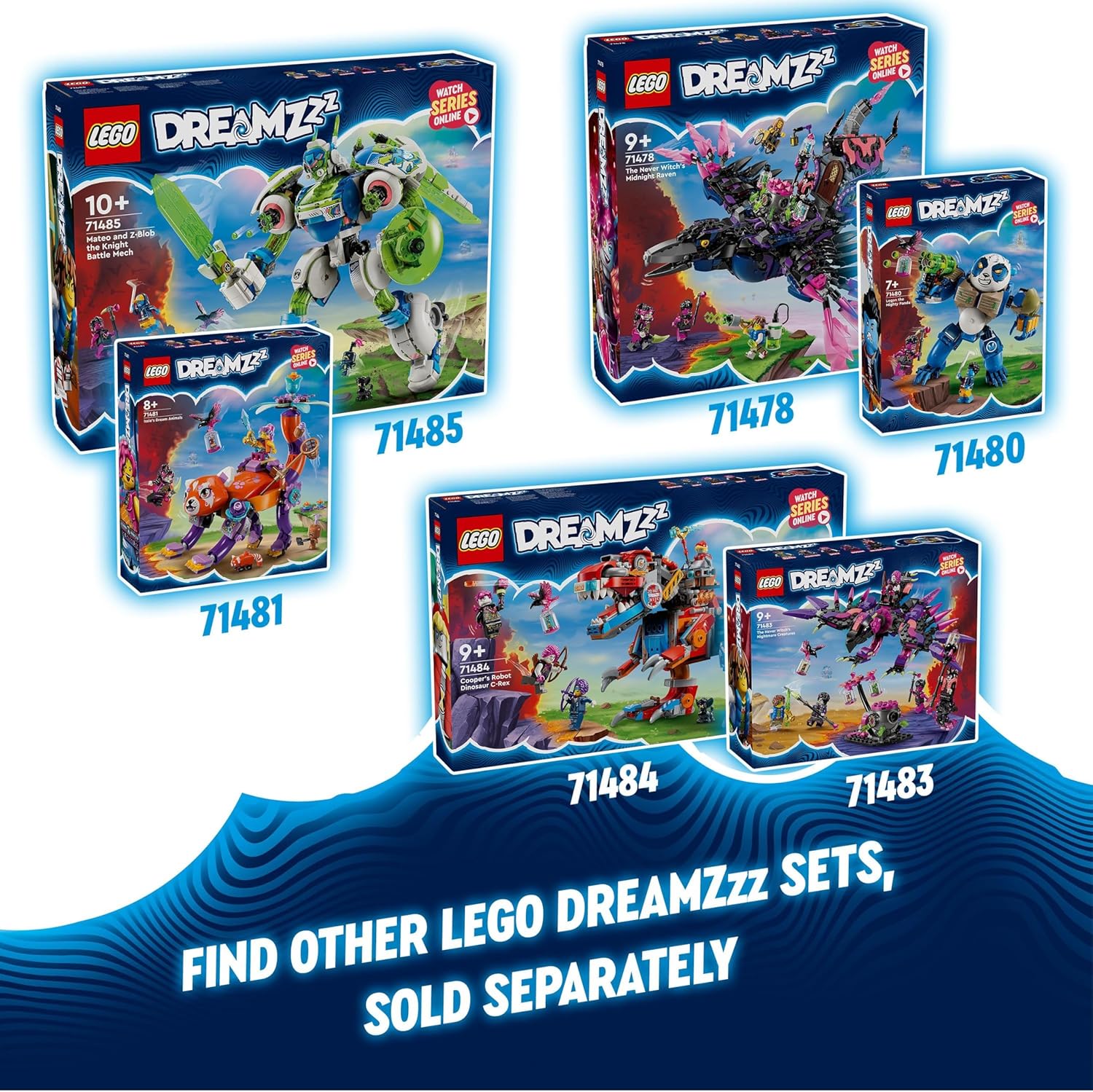 LEGO DREAMZzz Zoey’s Cat Motorcycle Set - Rebuildable Catbike Toy for Kids 7+ 9