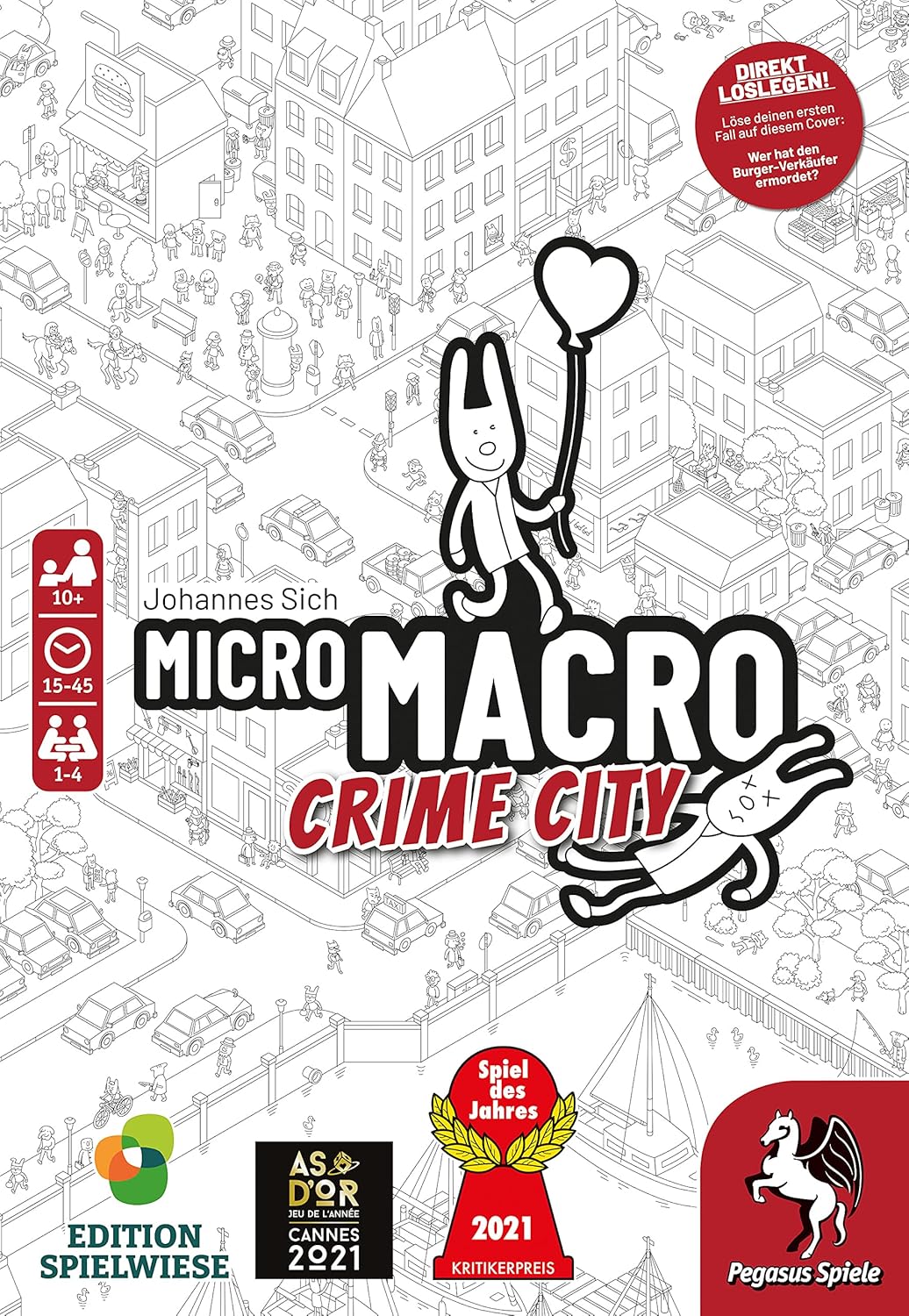 Pegasus Press MicroMacro: Crime City Board Game 5