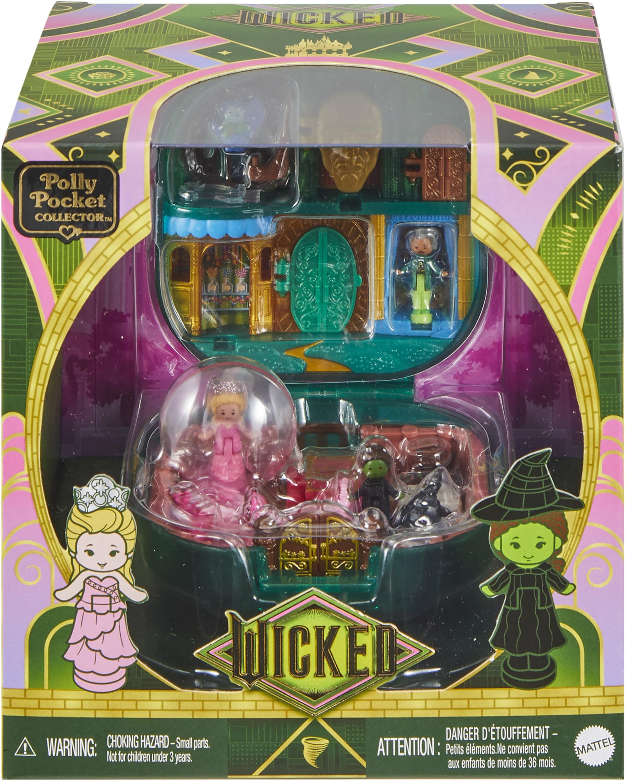 Polly Pocket x Wicked Collector Compact - Micro Dolls & Playset for Ages 4+ 21