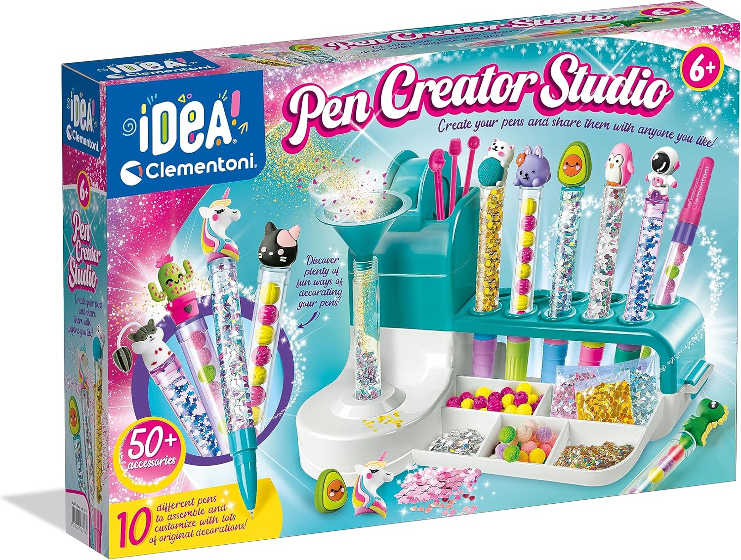 Clementoni Idea Pen Creator Studio - Arts & Crafts Set for Kids Ages 6+