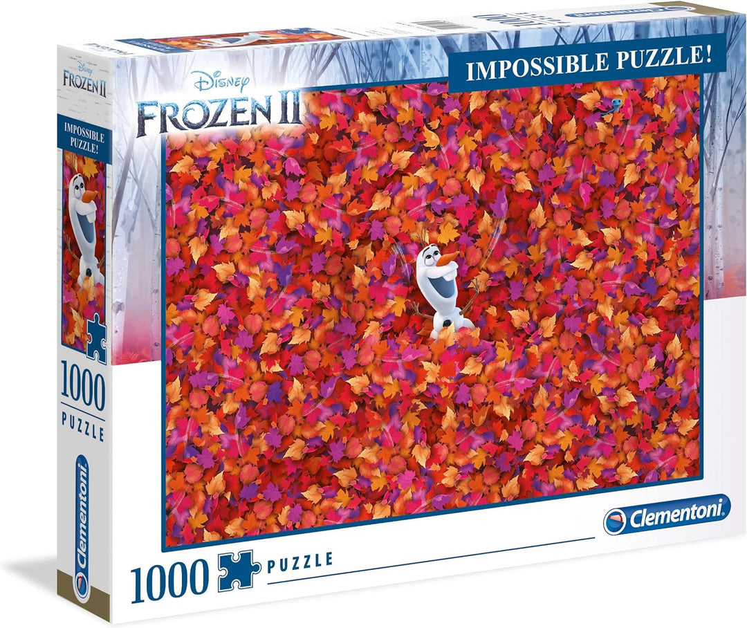 Clementoni Impossible Puzzle - Disney Frozen 2 - 1000 Pieces - Challenging Puzzle for Ages 10+