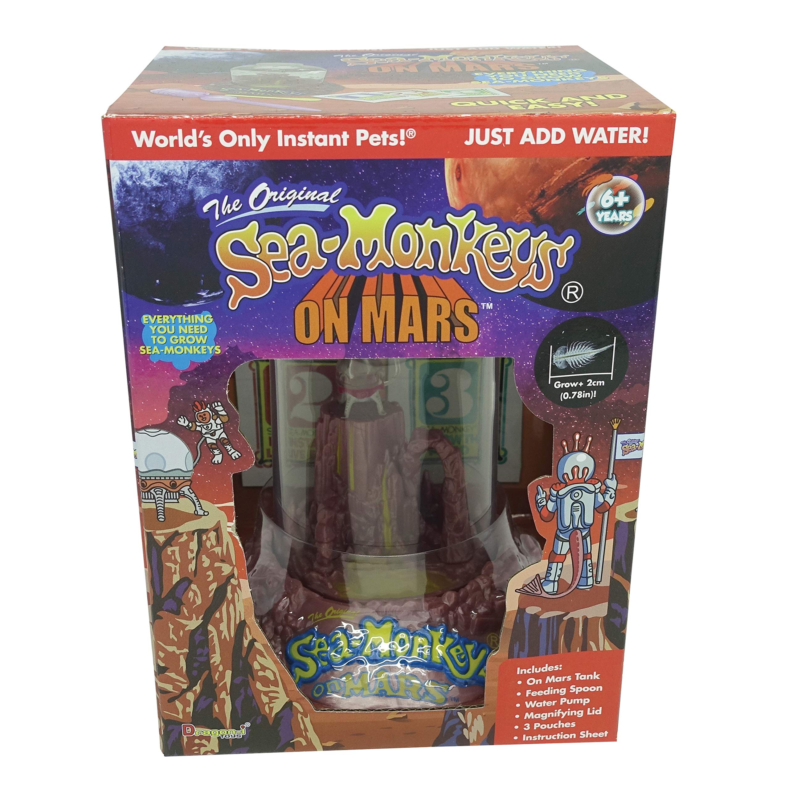 Sea Monkeys On Mars - Grow Your Own Sci-Fi Pets Science Kit for Kids 6+ 8