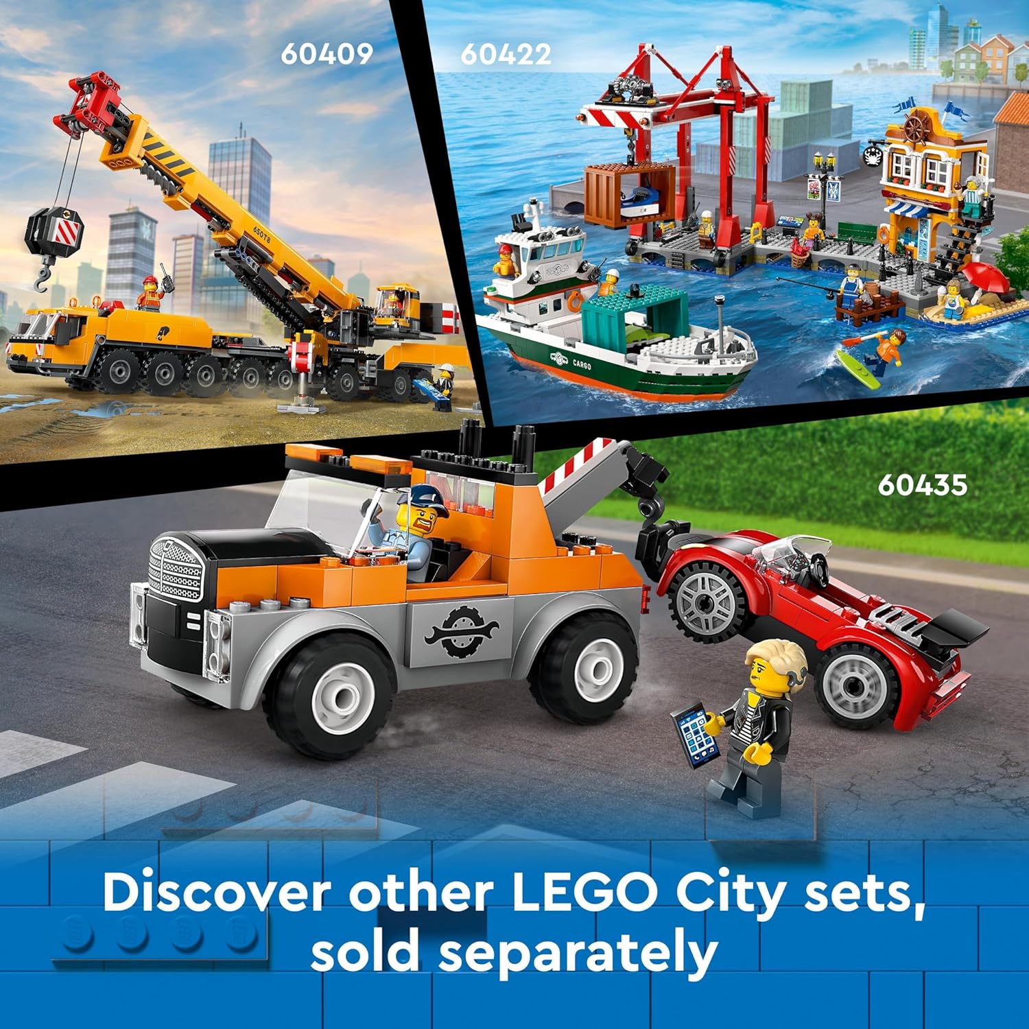 LEGO City Yellow Construction Excavator Toy - 633-Piece Building Set for Ages 8+ 9