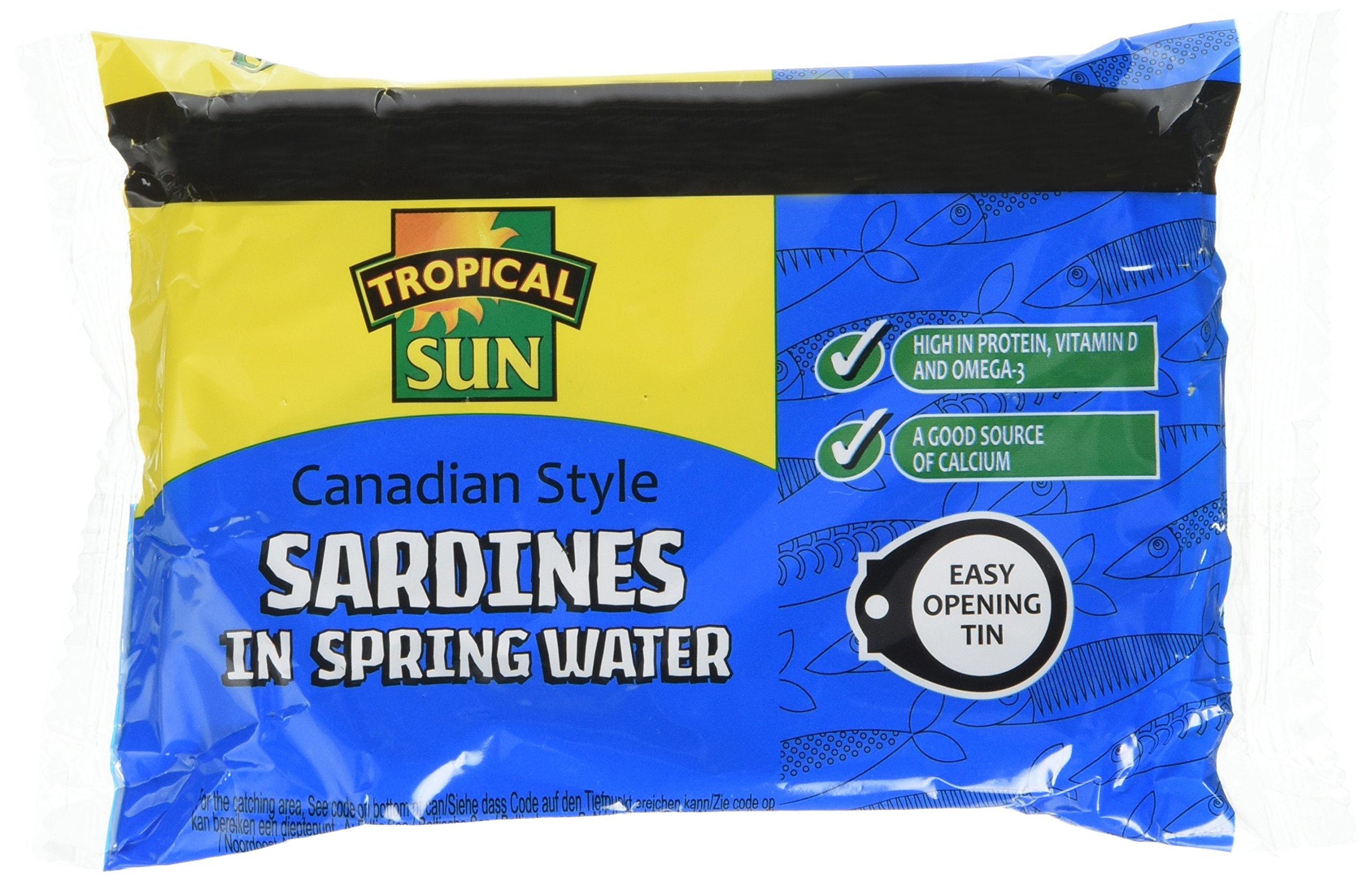 Tropical Sun Foods Canadian Style Sardines in Spring Water, Pack of 12 4