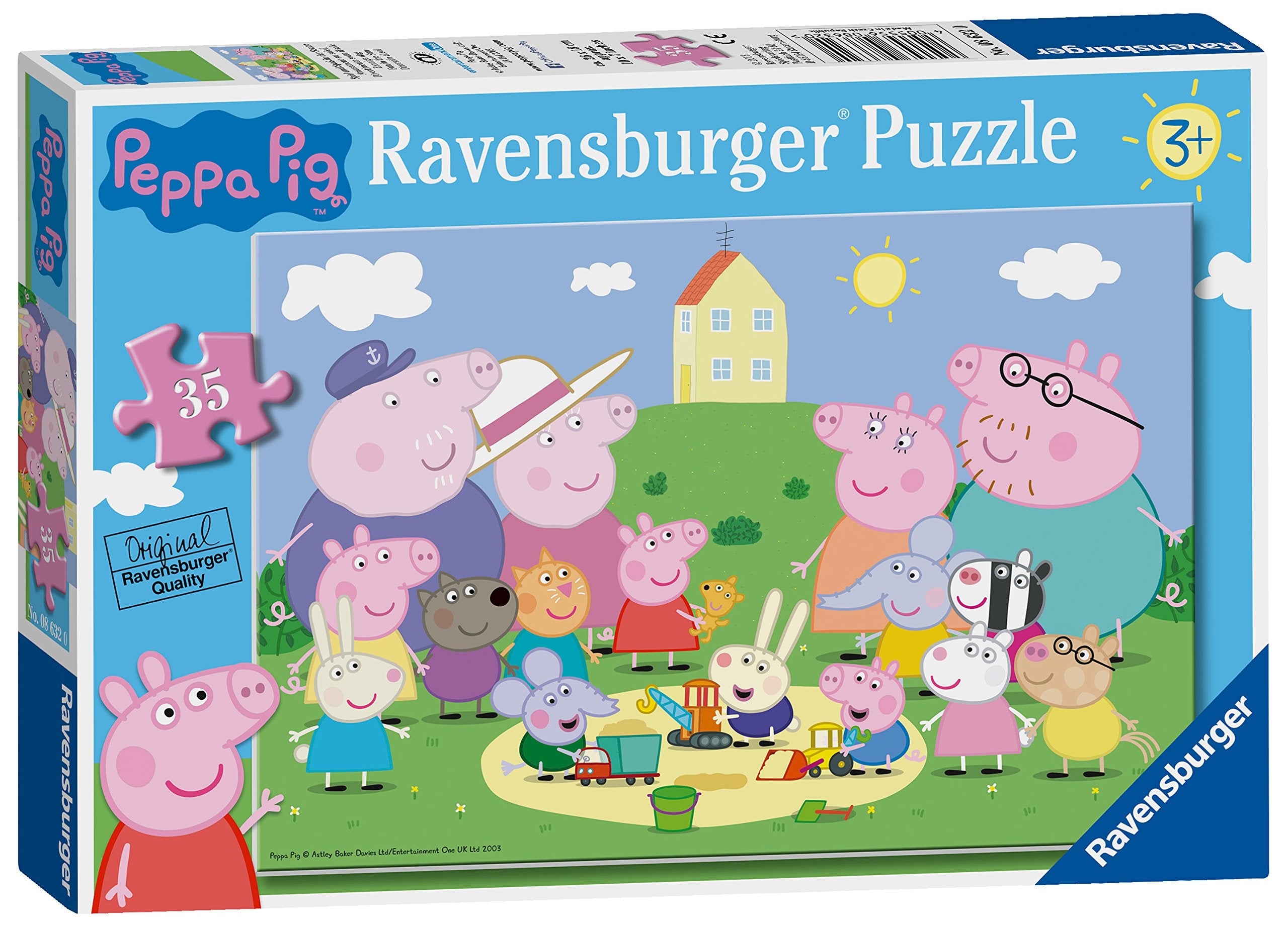 Ravensburger Peppa Pig Fun in The Sun 35 Piece Jigsaw Puzzle for Kids 3 Years and Up