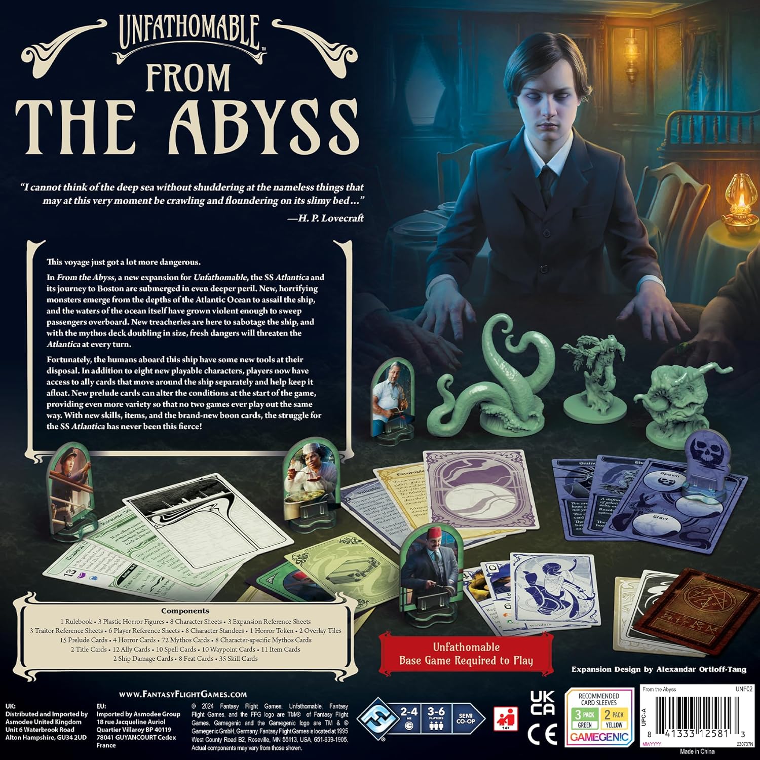 Fantasy Flight Games Unfathomable: From the Abyss Expansion Board Game 5