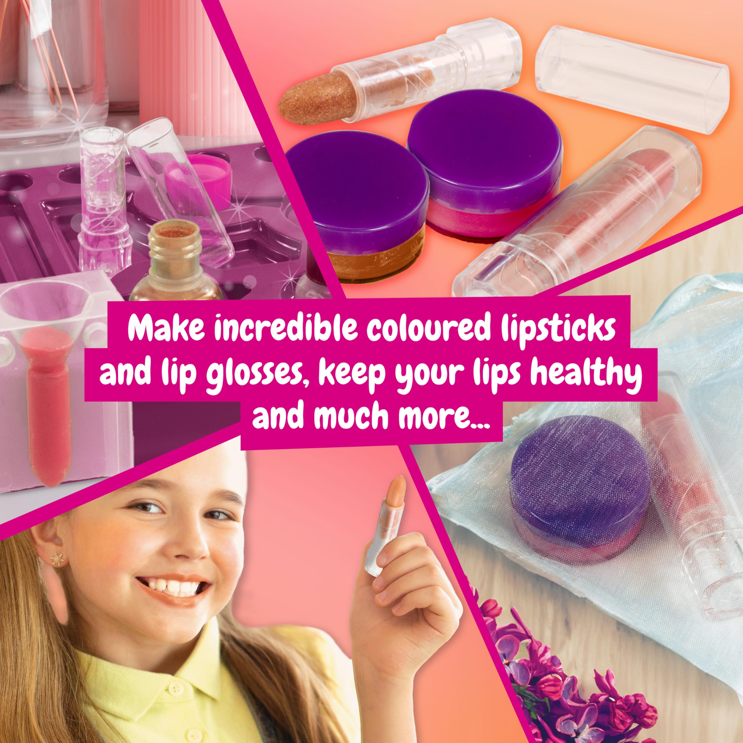 Science4you Lipstick & Lip Gloss Making Kit – DIY Beauty Science Craft Set for Kids 7