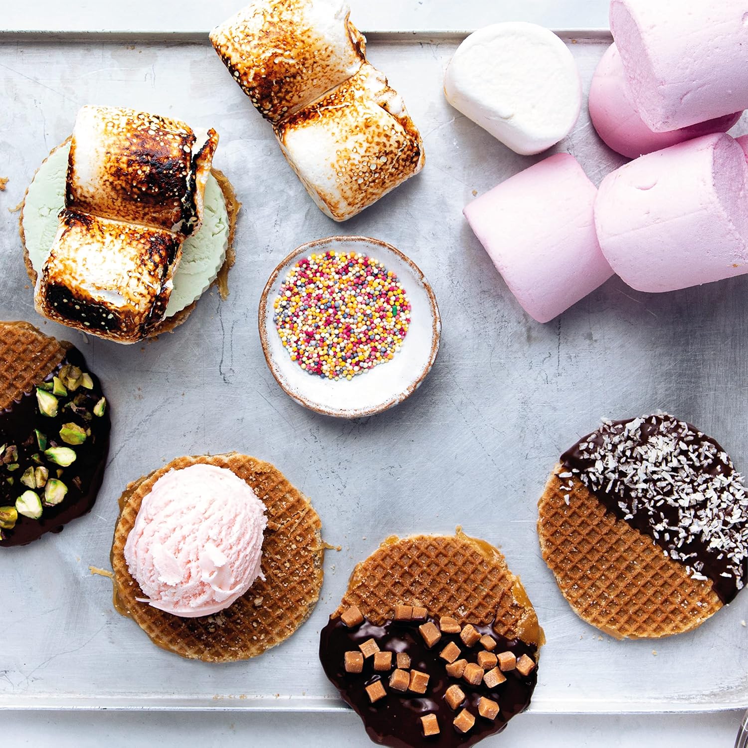 EPIC SNAX CO - Giant American Style Pink and White Toastin’ Marshmallows, 500g 7