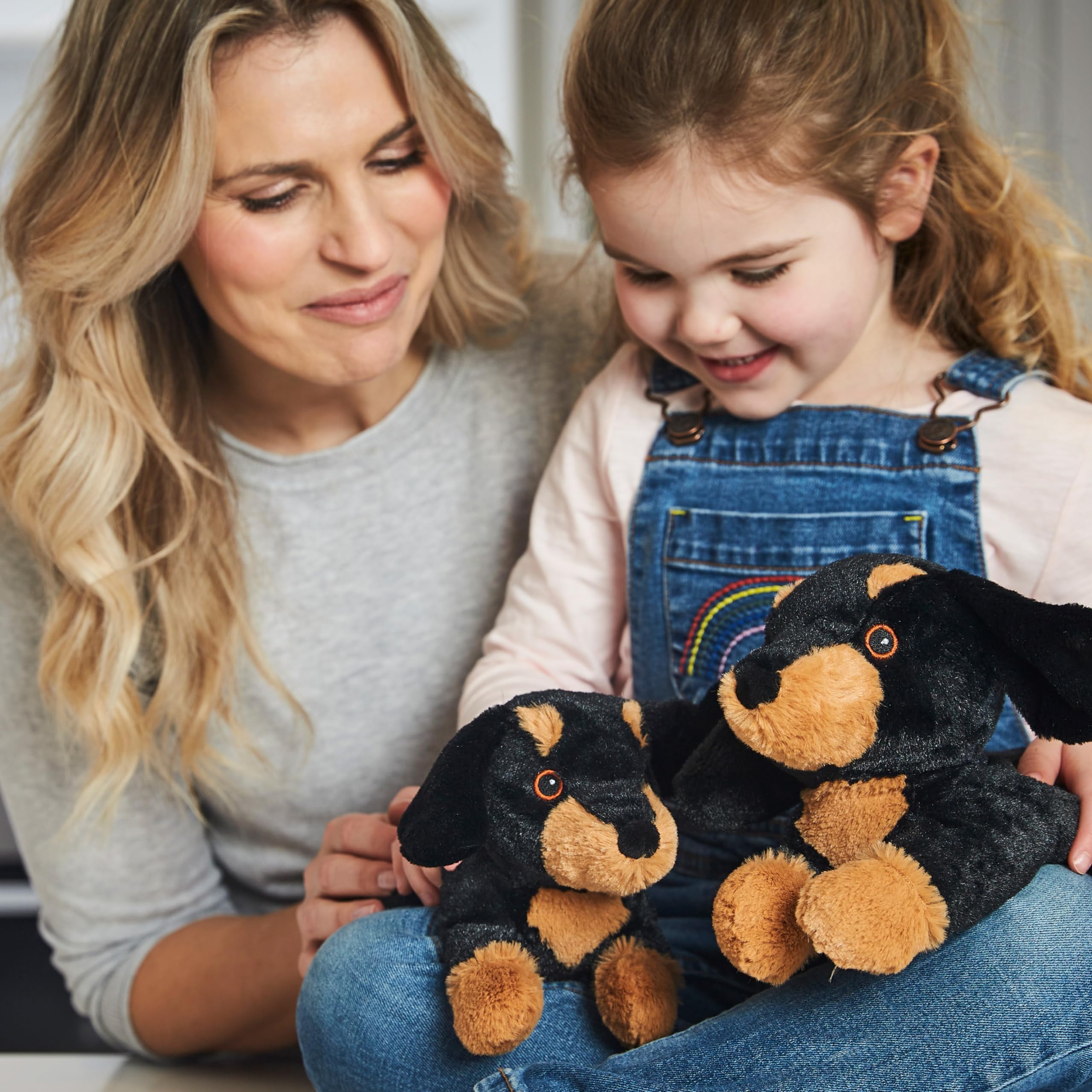 Warmies Junior Dachshund Plush - Microwavable Lavender Scented Heatable Toy (9") 9