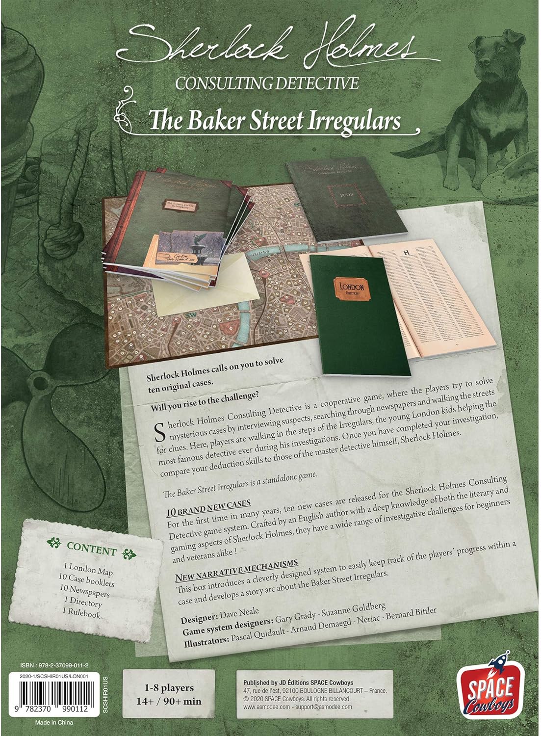 Space Cowboys Sherlock Holmes Consulting Detective: Das Brettspiel „The Baker Street Irregulars“ 9