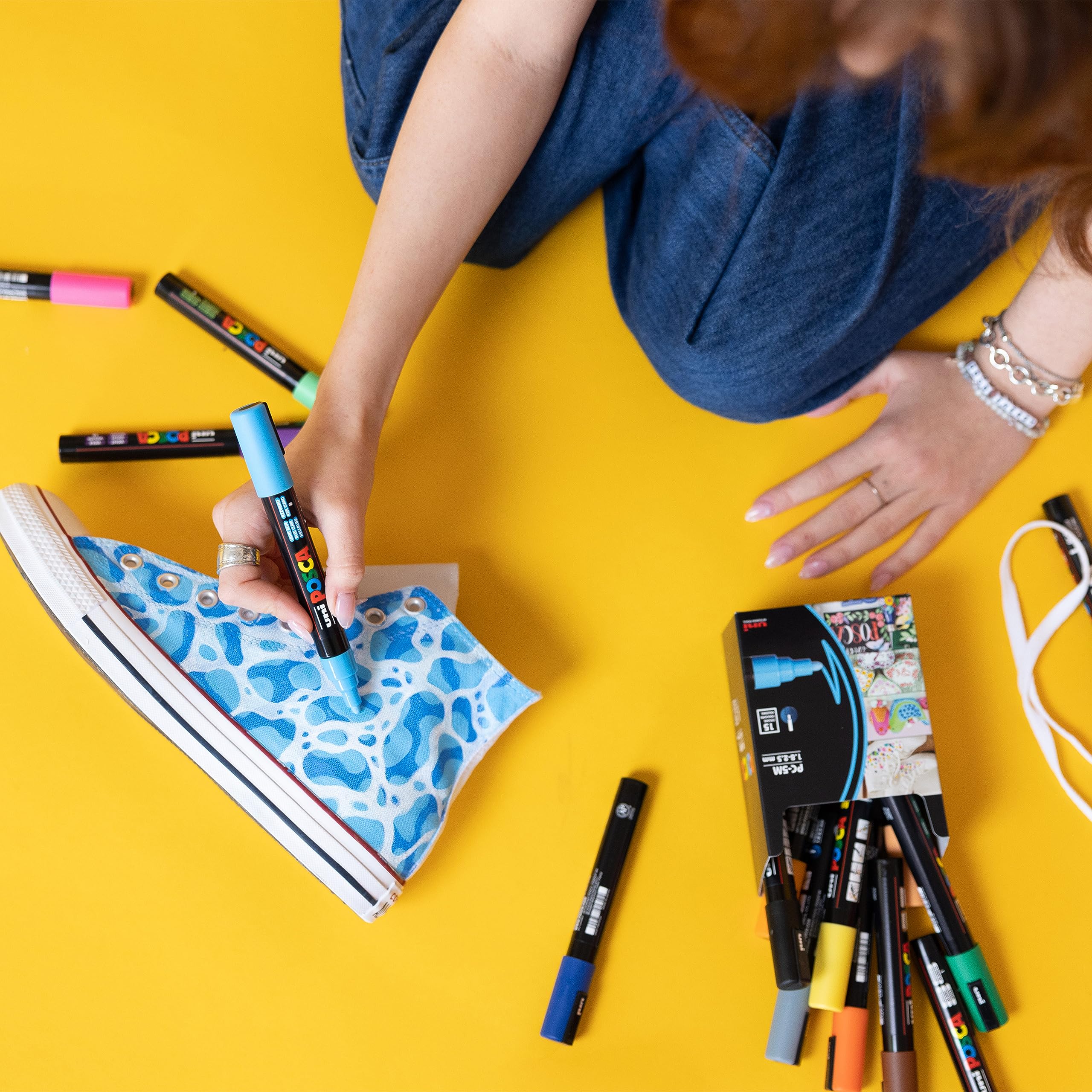 Uni-Ball Posca PC-1MR Ultra Fine Bullet Tip Marker - White 7