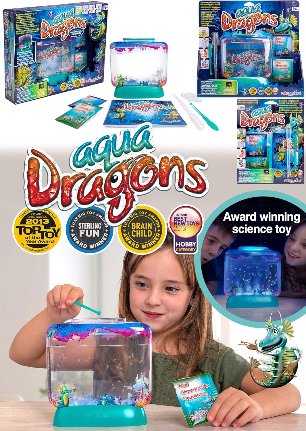 Aqua Dragons - Underwater World Deluxe Live Aquatic Creatures Kit 11