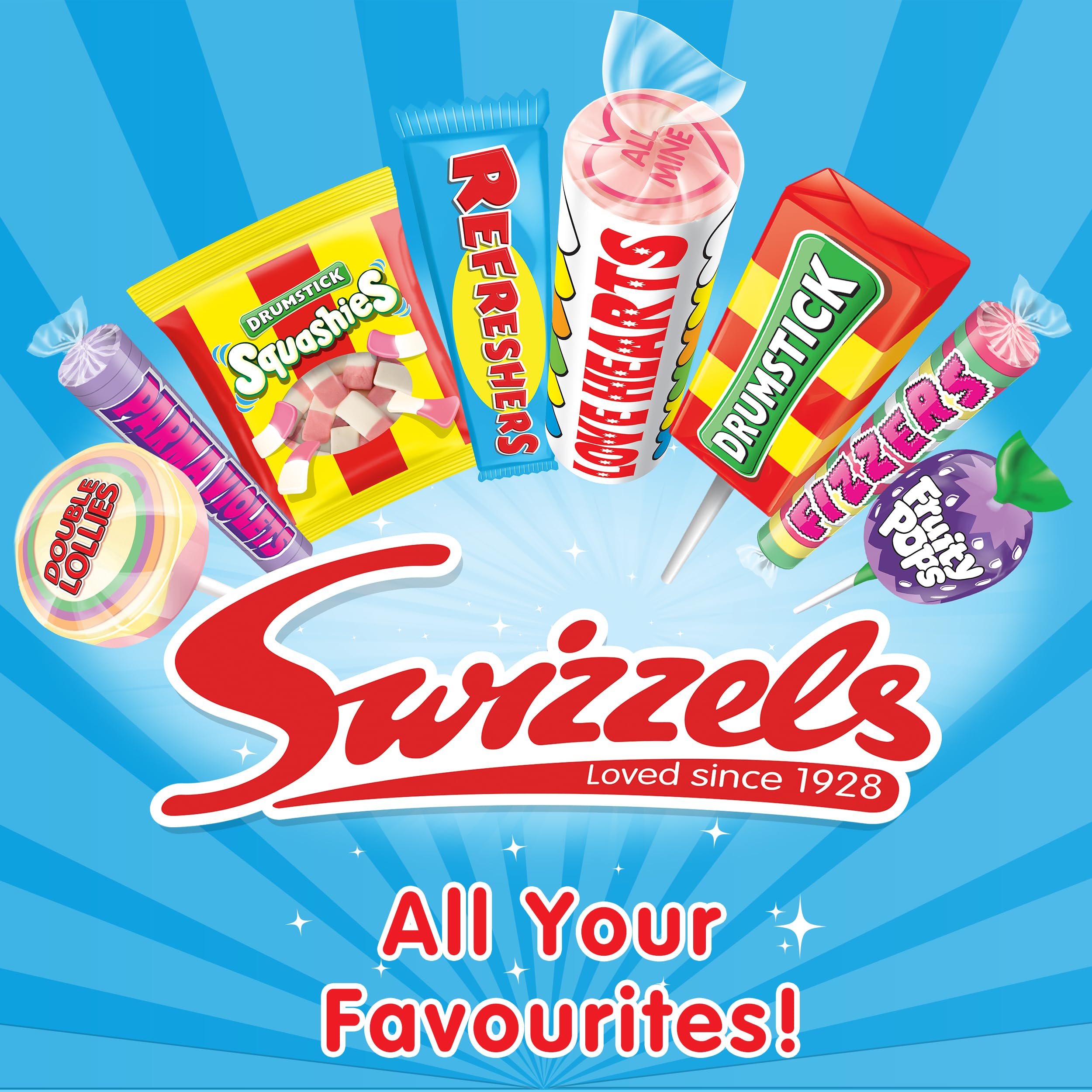 Swizzels Mega Original Drumstick Raspberry and Milk Flavoured Lollies, Multipack Bulk Box (36 Lollies) 6