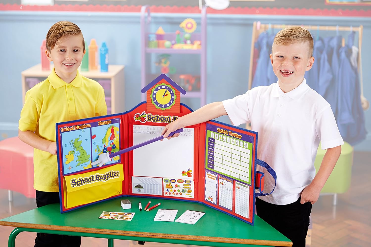 Learning Resources Pretend & Play Original School Set (UK Version) - Educational Role Play Toy for Ages 3-7 7