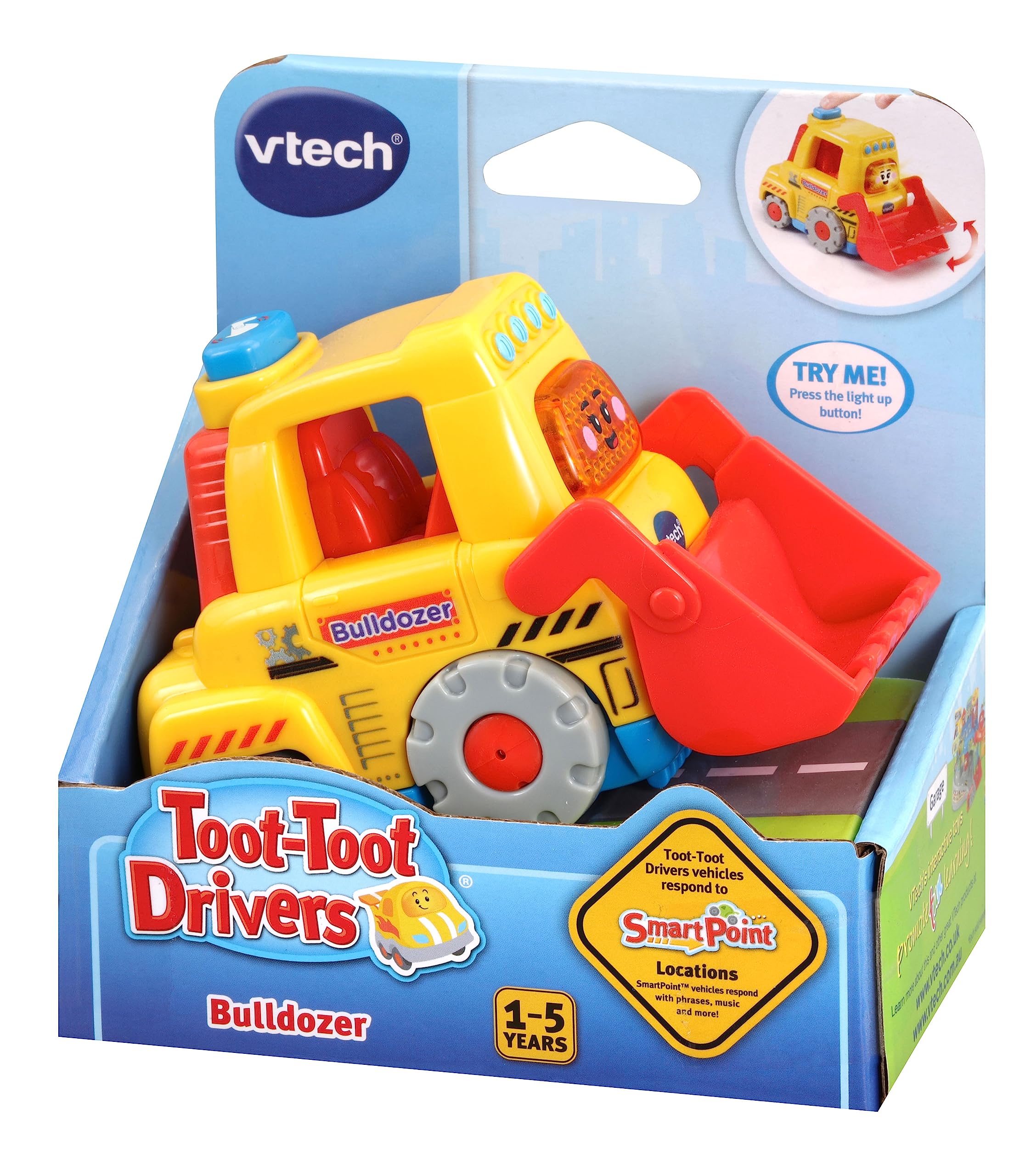 VTech Toot-Toot Drivers Bulldozer - Interactive Musical Vehicle for Toddlers 5