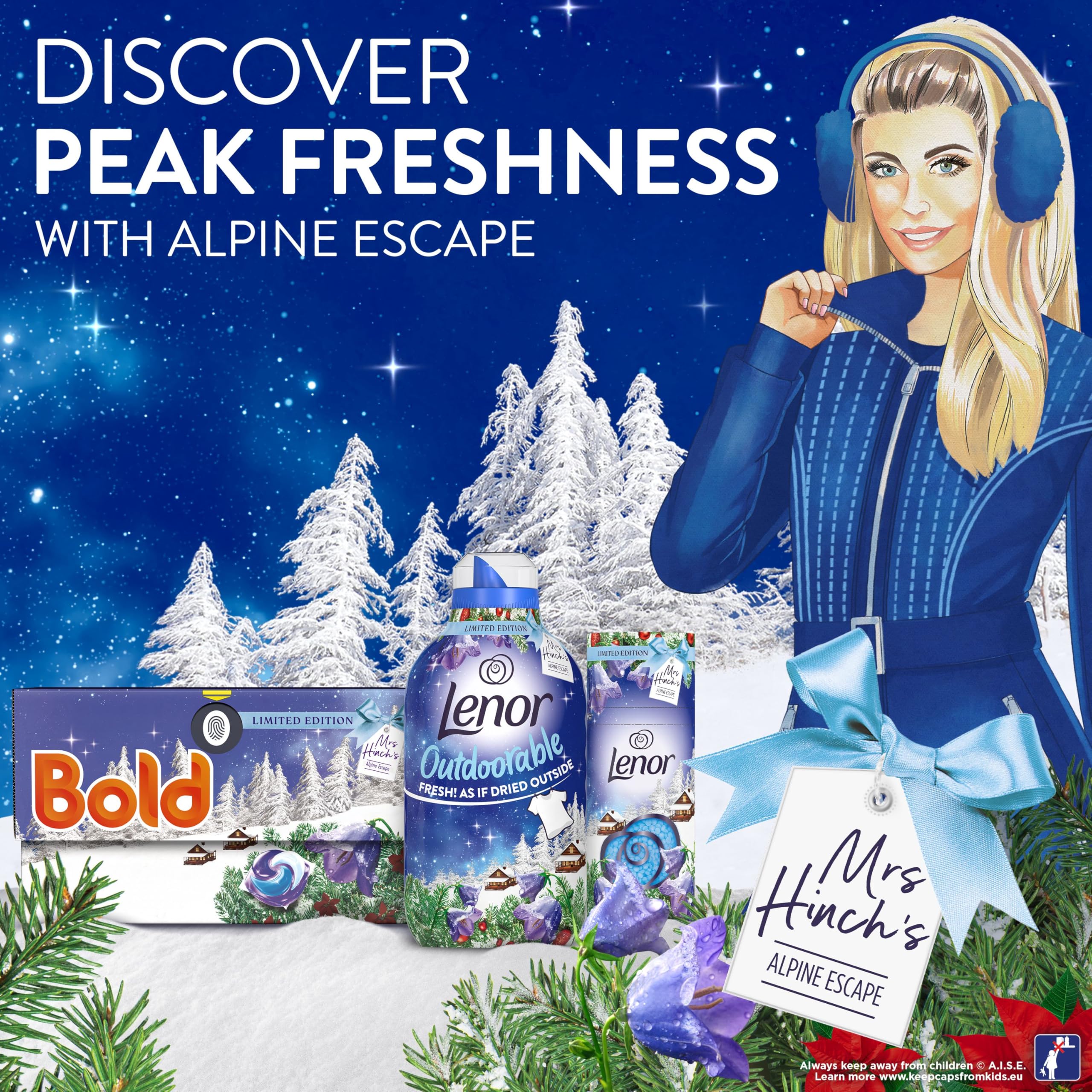 Lenor Bluebells & Wild Berries In-Wash Scent Boosters (6x155g) 6