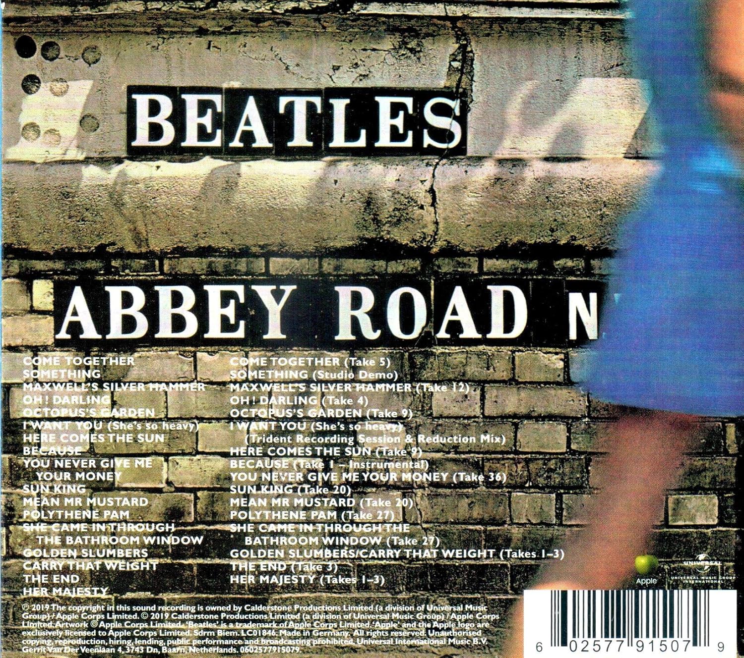 The Beatles - Abbey Road (50th Anniversary) Deluxe Audio CD 3