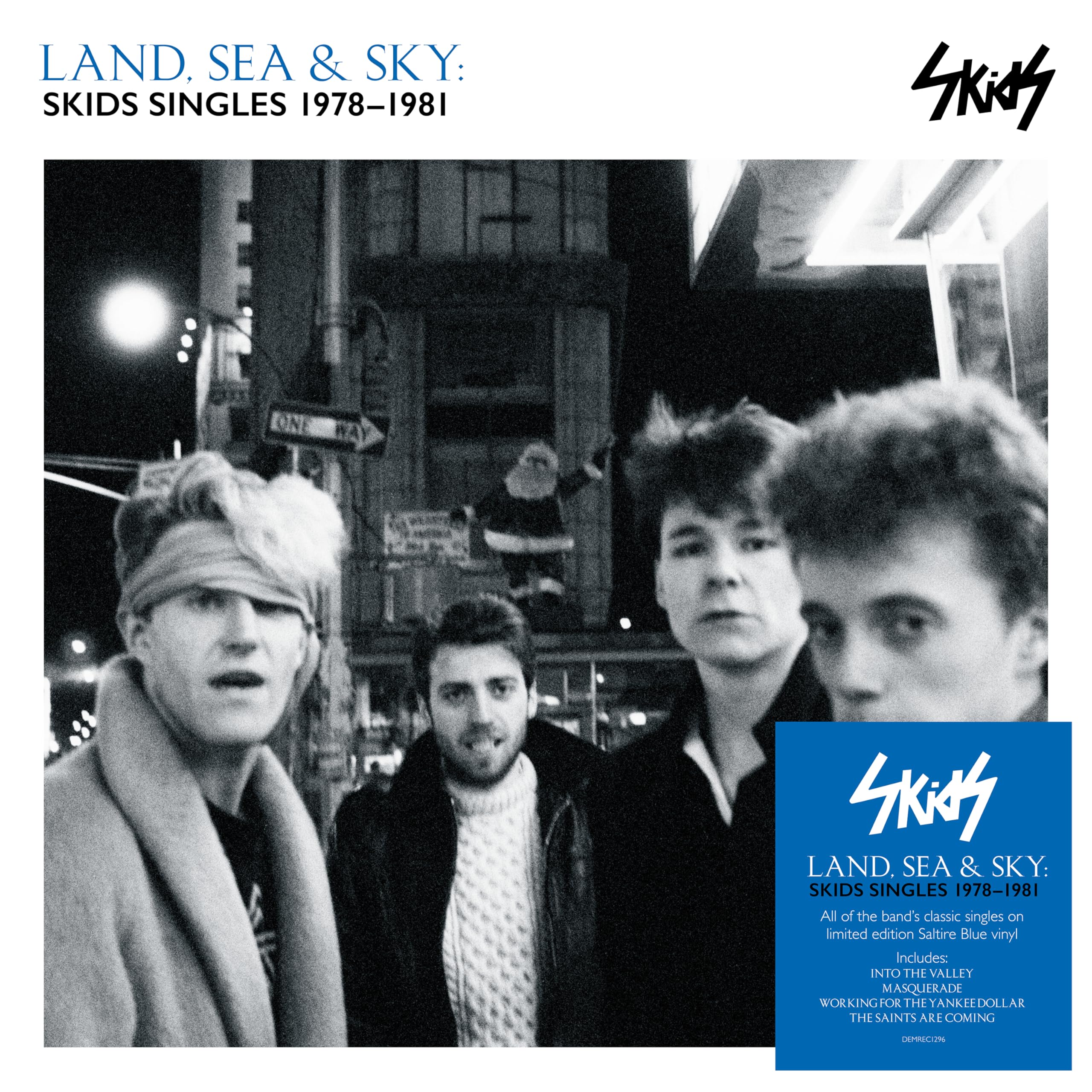 Skids - Land, Sea & Sky: Skids Singles 1978-1981 [VINYL] Saltire Blue